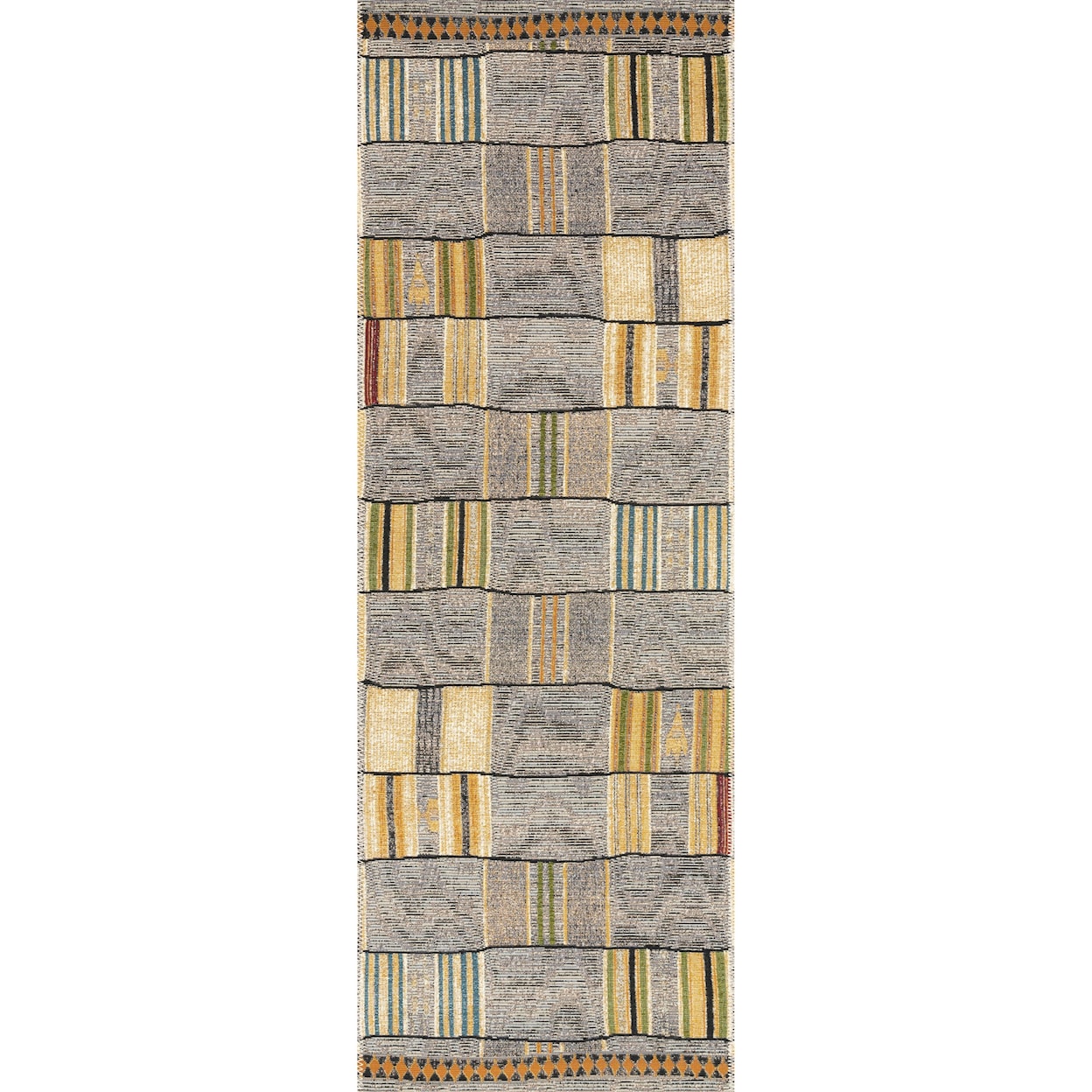 Reeds Rugs Mika 1'6" x 1'6"  Granite / Multi Rug