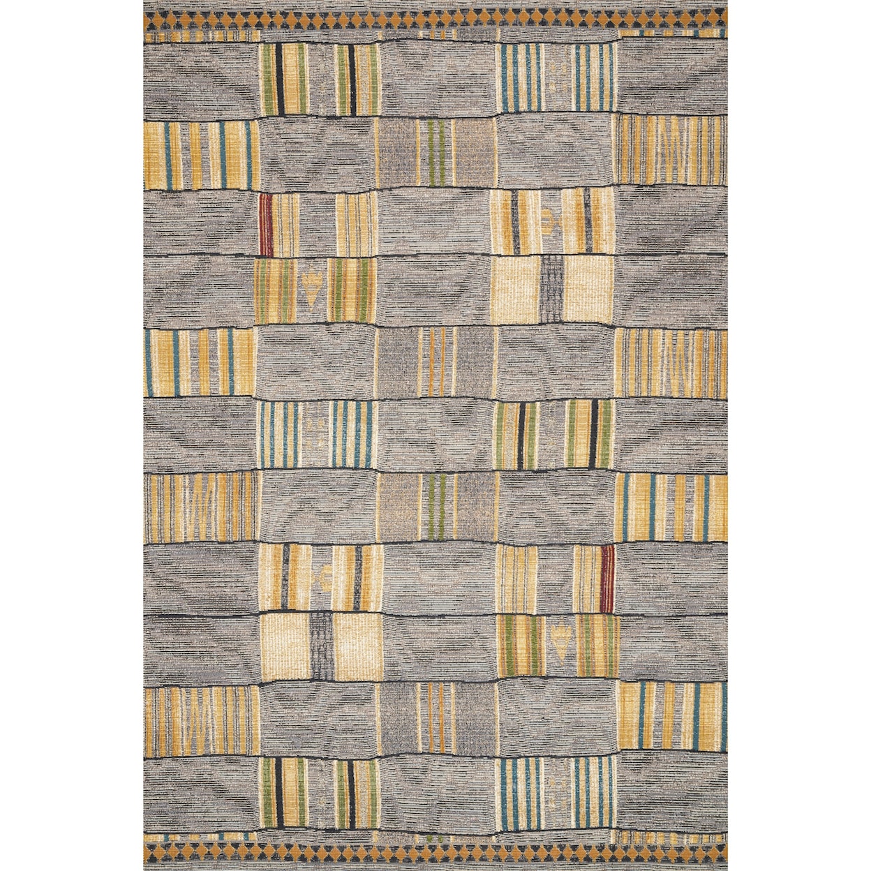 Loloi Rugs Mika 7'10" x 11'2" Granite / Multi Rug