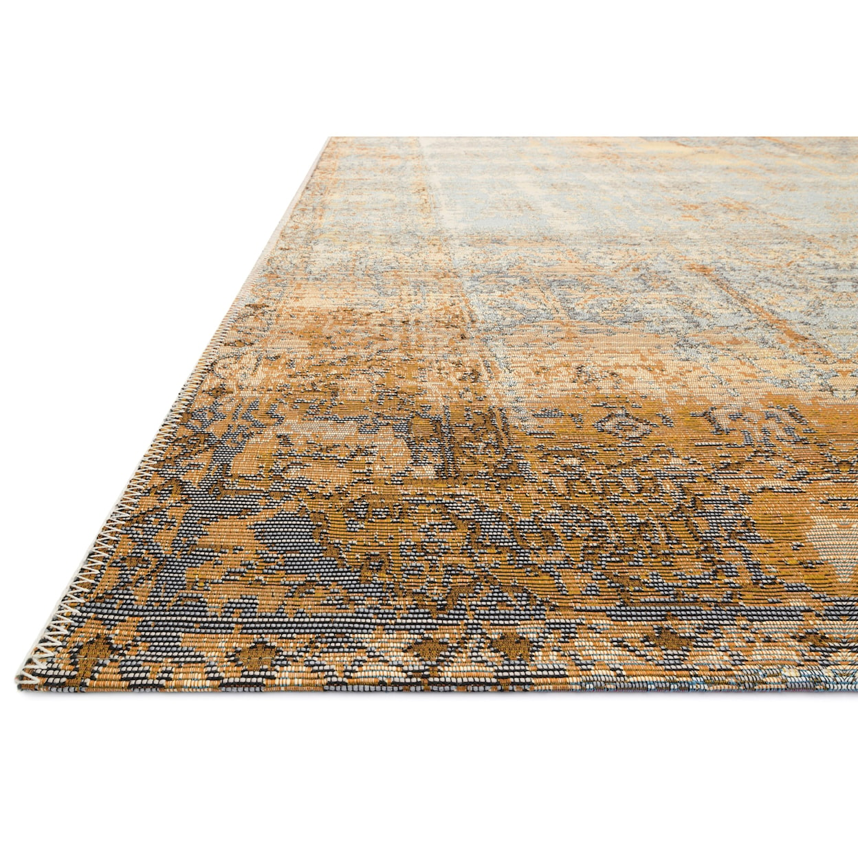 Loloi Rugs Mika 1'6" x 1'6"  Ant. Ivory / Copper Rug