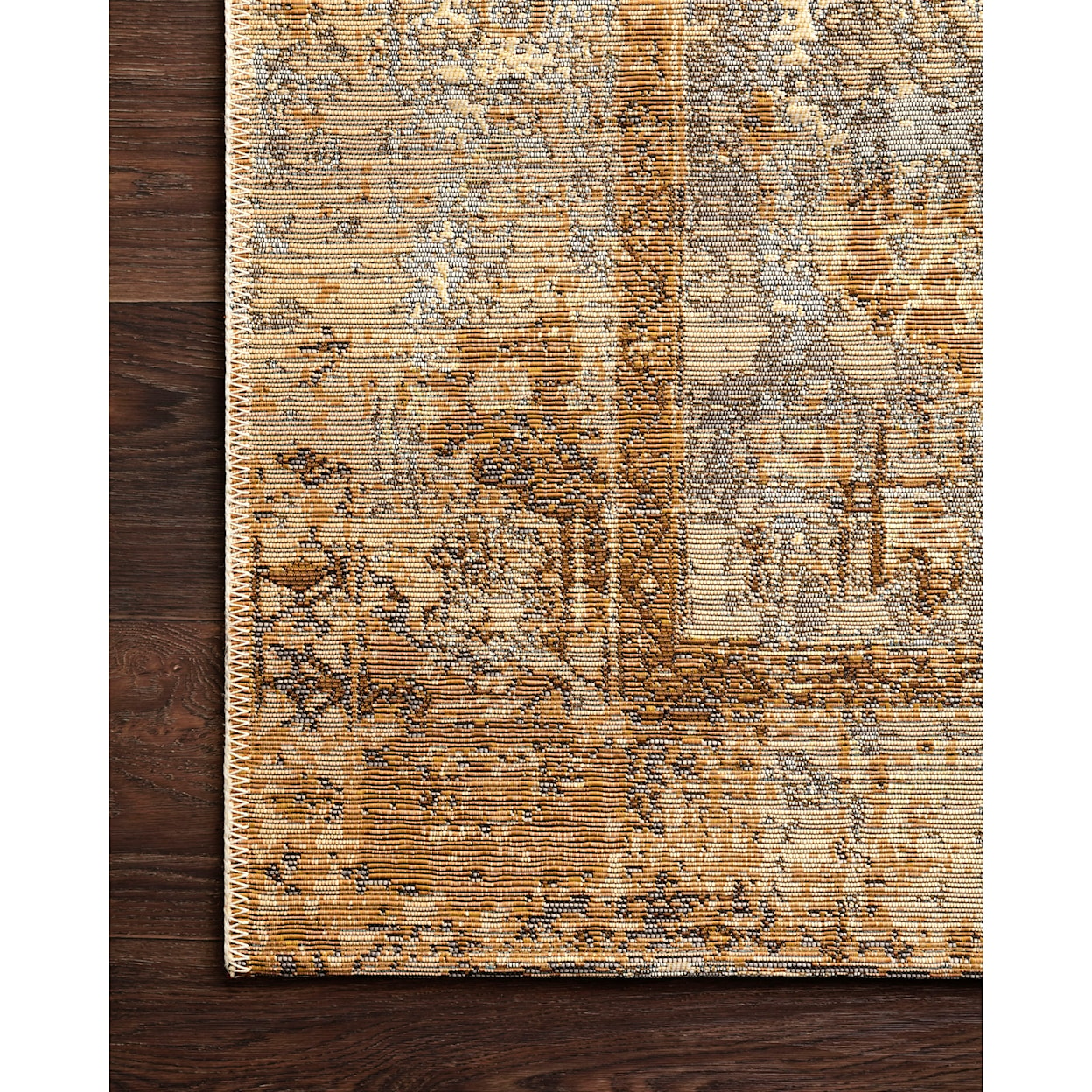 Loloi Rugs Mika 1'6" x 1'6"  Ant. Ivory / Copper Rug