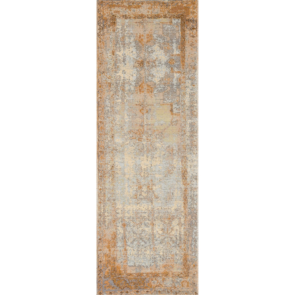 Reeds Rugs Mika 2'5" x 11'2" Ant. Ivory / Copper Rug
