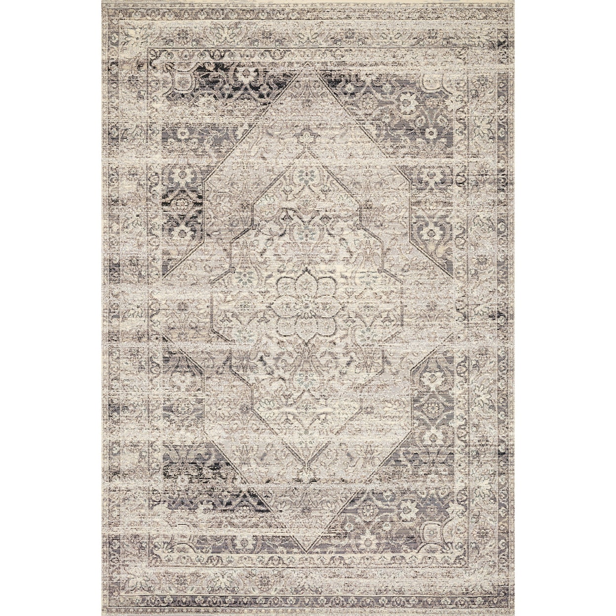 Reeds Rugs Mika 3'11" x 5'11" Stone / Ivory Rug