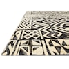 Reeds Rugs Mika 5'3" x 7'8" Ivory / Black Rug