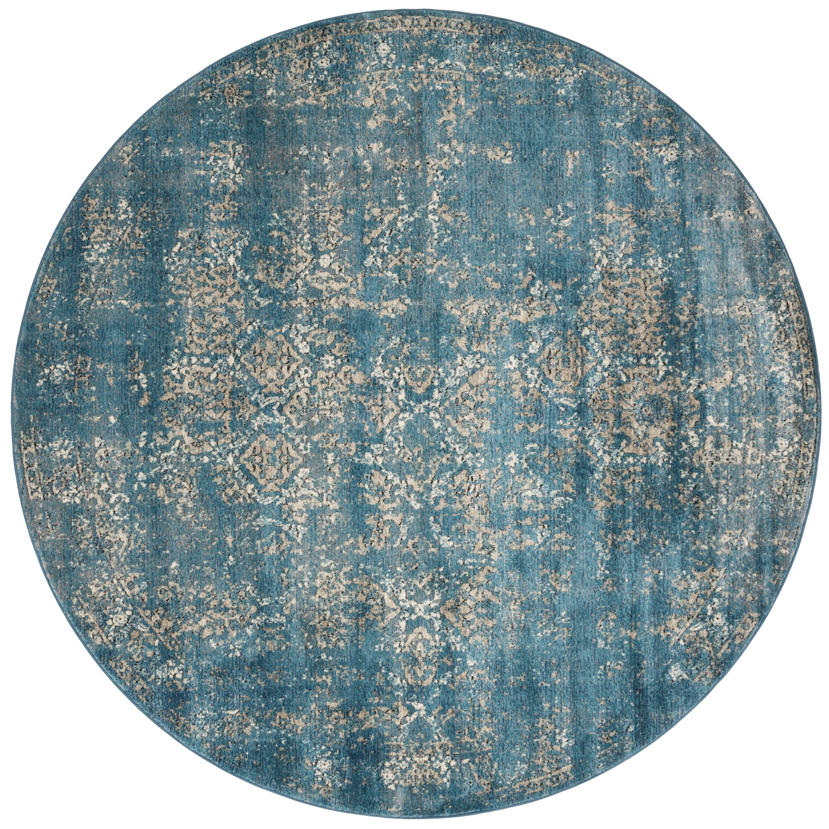 Loloi Rugs Millennium 1'6" x 1'6"  Blue / Taupe Rug