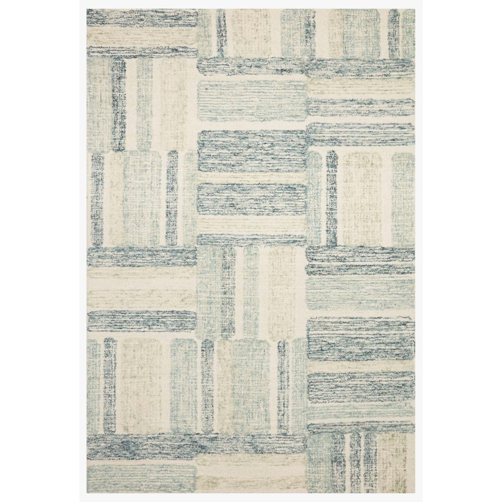 Loloi Rugs Milo 9'3" x 13' Aqua / Denim Rug