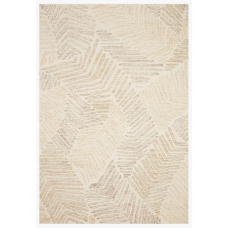 18" x 18"  Olive / Natural Rug