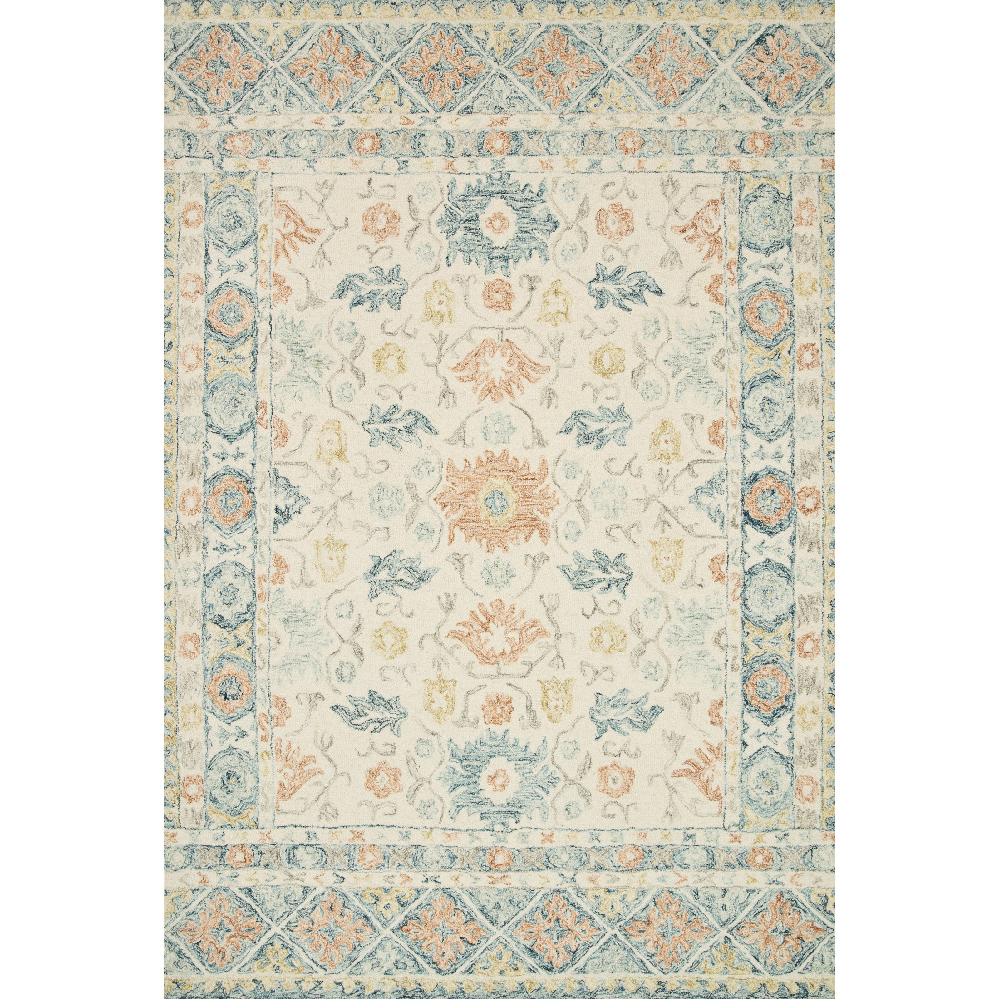 Loloi Rugs Norabel 5'0" x 7'6" Ivory / Multi Rug