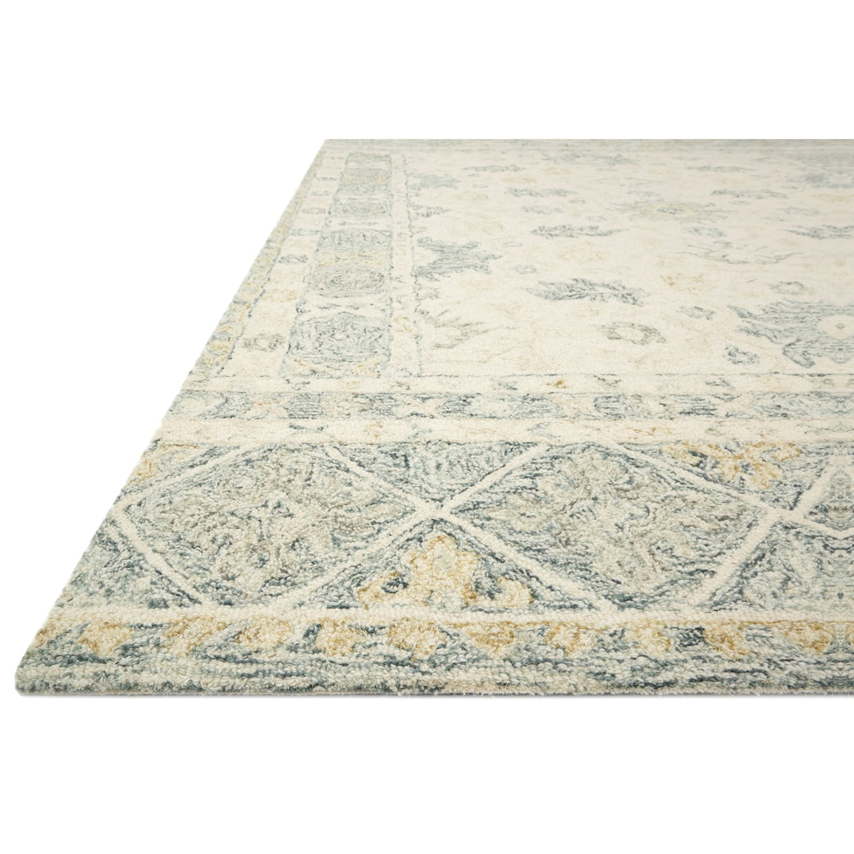 Loloi Rugs Norabel 1'6" x 1'6"  Ivory / Slate Rug