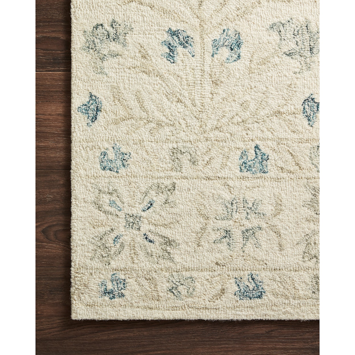 Reeds Rugs Norabel 1'6" x 1'6"  Ivory / Grey Rug