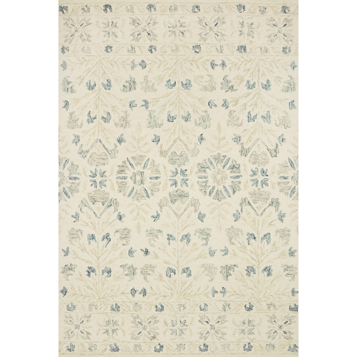 Reeds Rugs Norabel 2'3" x 3'9" Ivory / Grey Rug