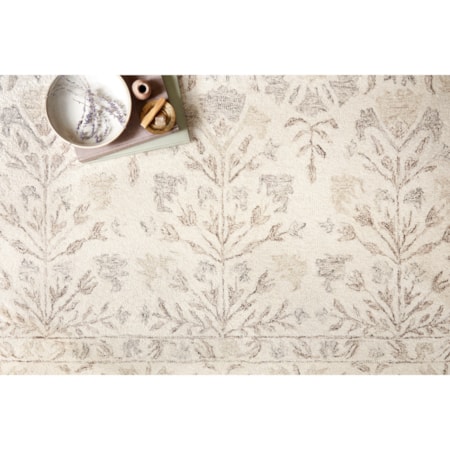 1'6" x 1'6"  Ivory / Neutral Rug