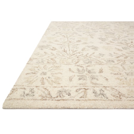 1'6" x 1'6"  Ivory / Neutral Rug