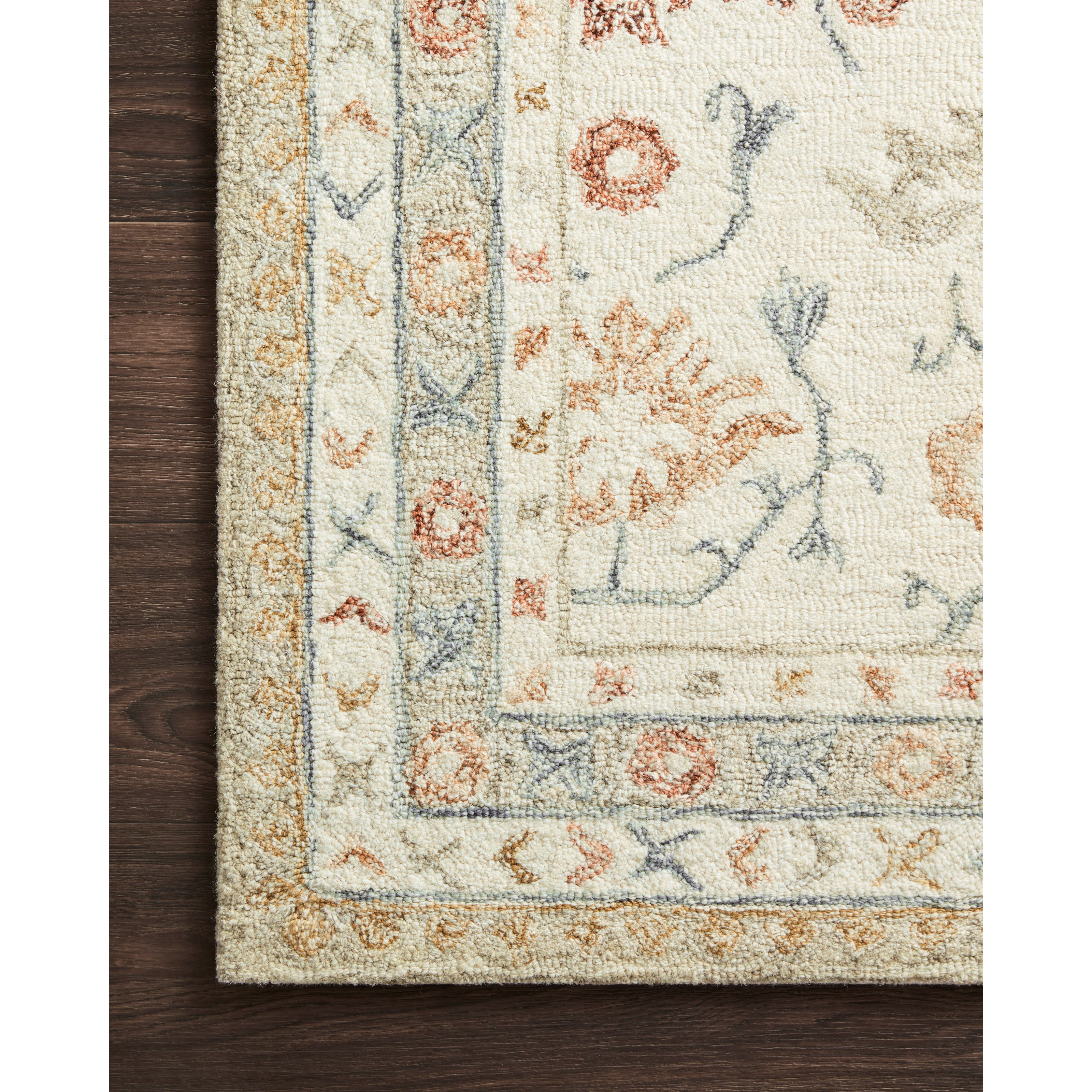 Loloi Rugs Norabel 2'6" x 9'9" Ivory / Rust Rug