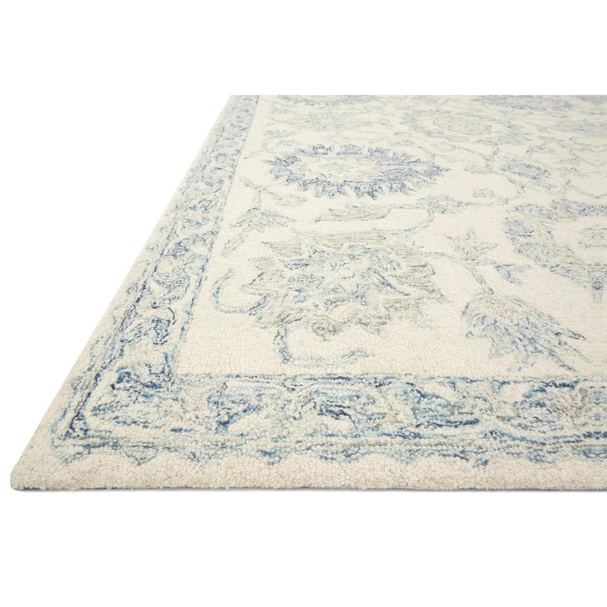 Loloi Rugs Norabel 2'6" x 7'6" Ivory / Blue Rug
