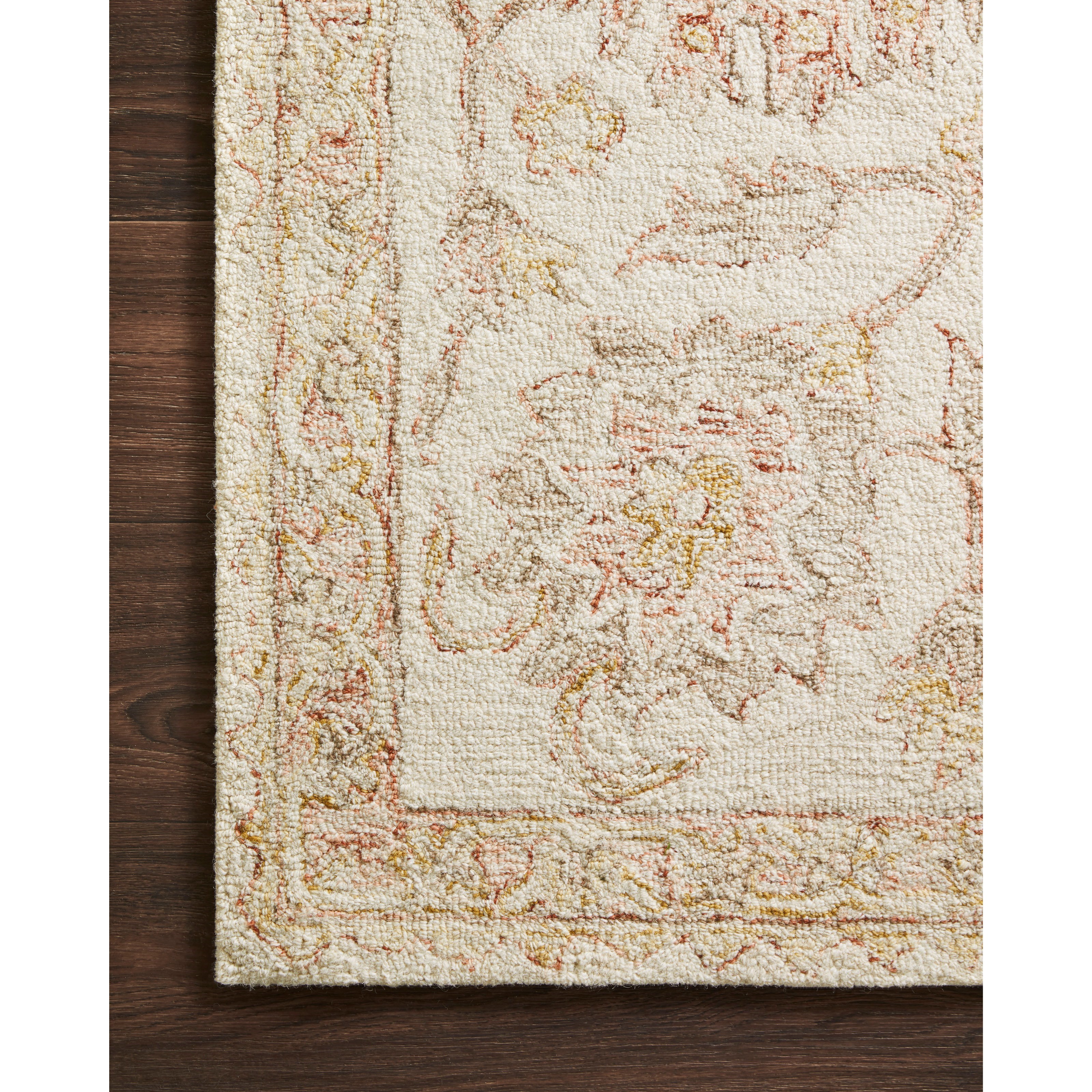 Loloi Rugs Norabel 3'6" x 5'6" Ivory / Blush Rug