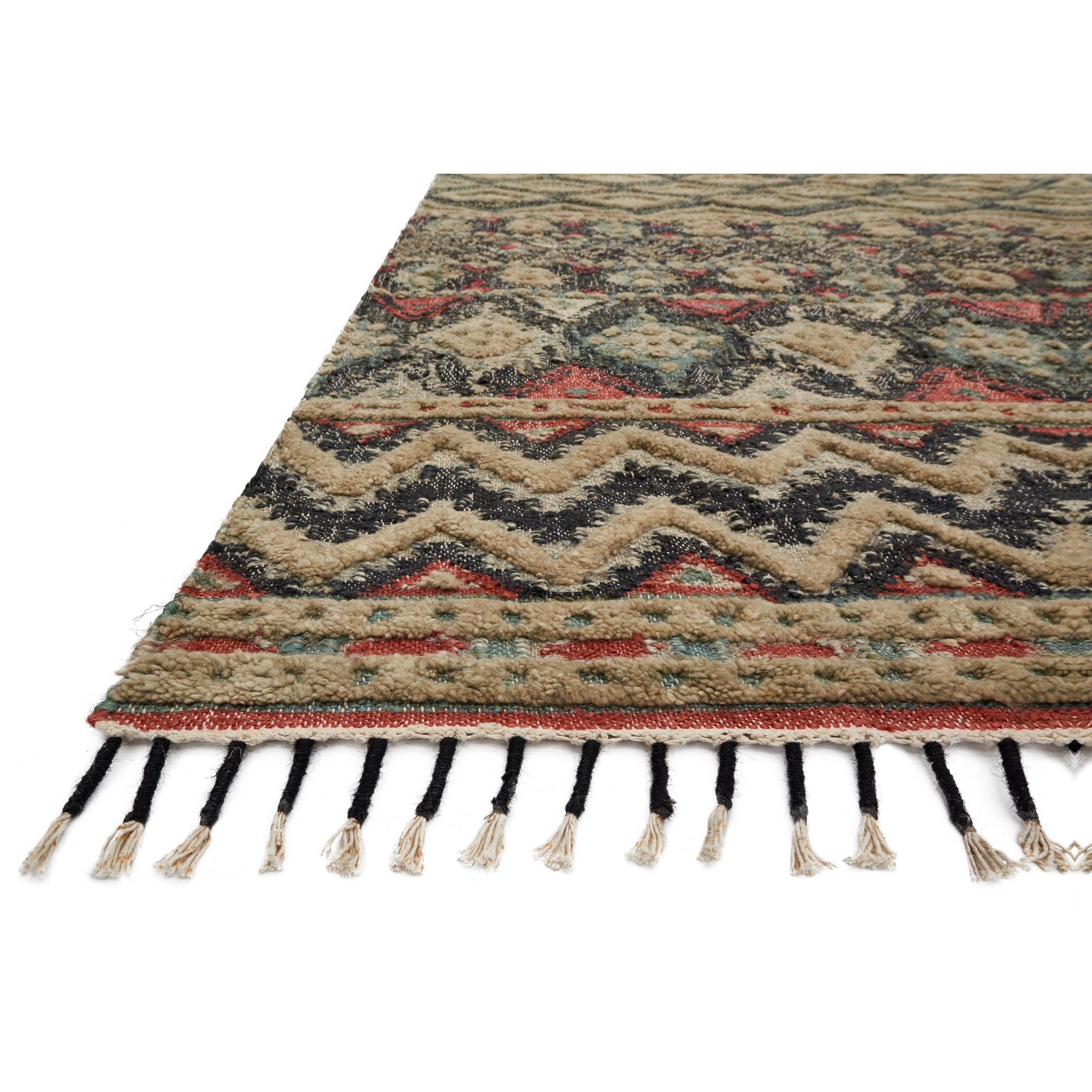 Loloi Rugs Owen 1'6" x 1'6"  Indigo / Sage Rug