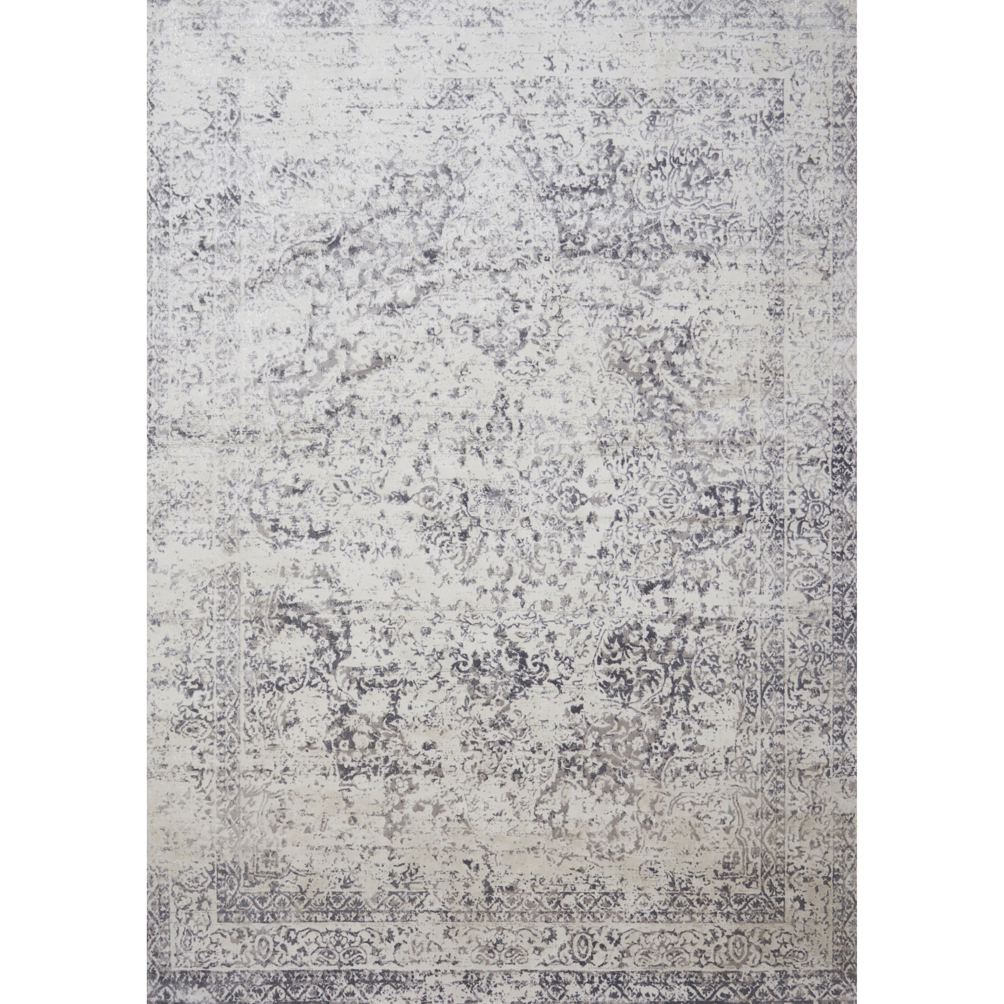 Loloi Rugs Patina 1'6" x 1'6"  Silver / Lt. Grey Rug