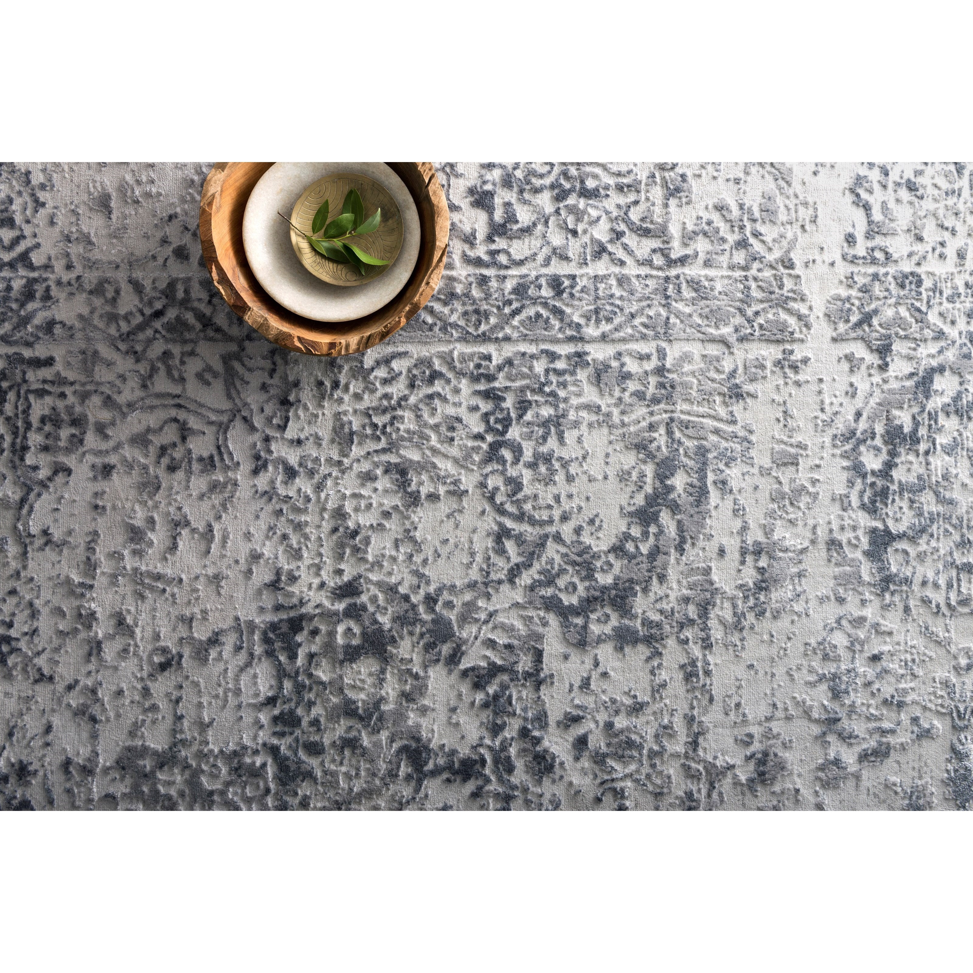 Loloi Rugs Patina 1'6" x 1'6"  Silver / Lt. Grey Rug