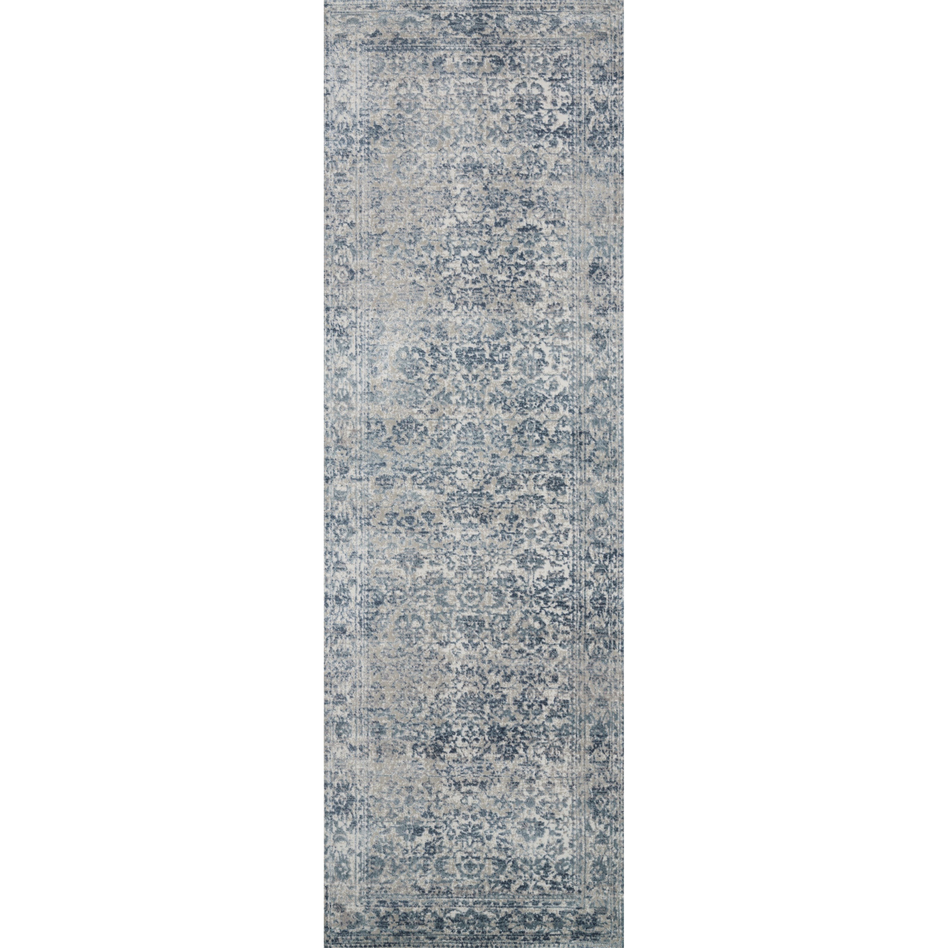 Loloi Rugs Patina 1'6" x 1'6"  Sky / Stone Rug