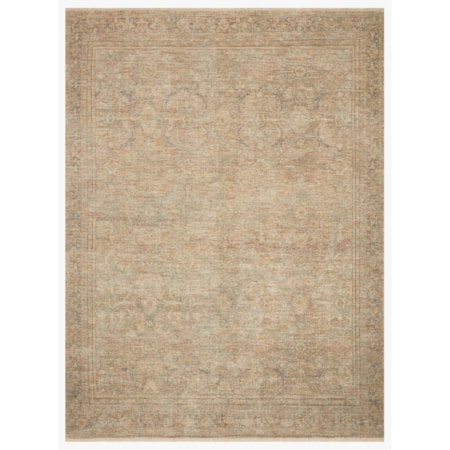 18" x 18"  Olive / Graphite Rug
