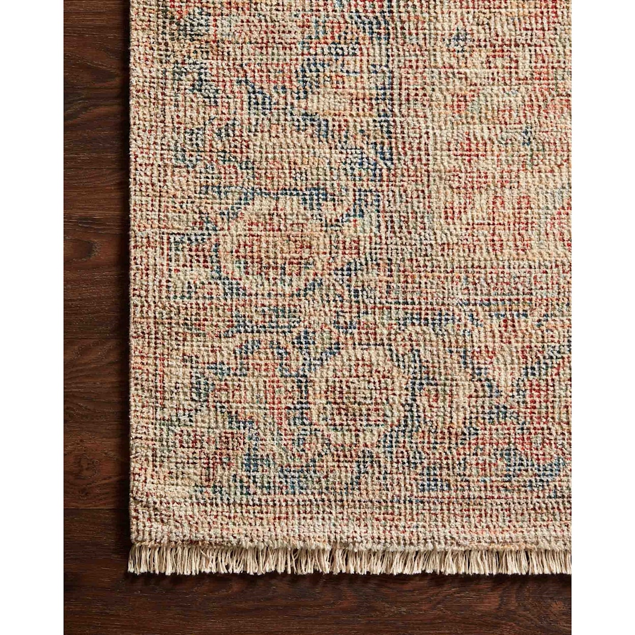 Reeds Rugs Priya 3'6" x 5'6" Brick / Navy Rug