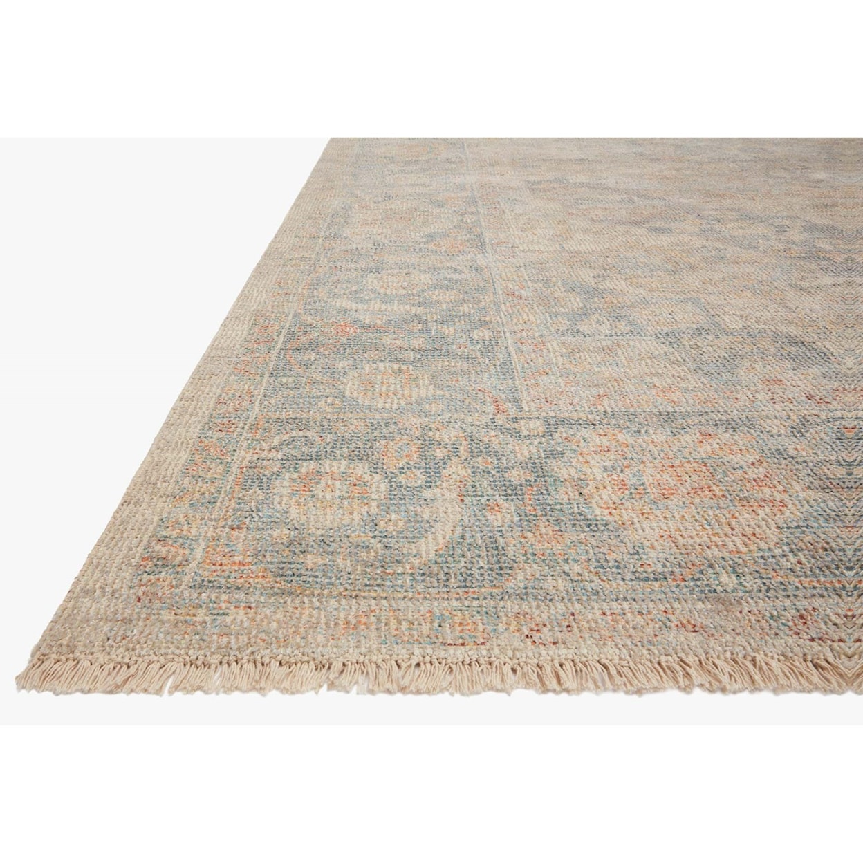 Loloi Rugs Priya 3'6" x 5'6" Bone / Bluestone Rug