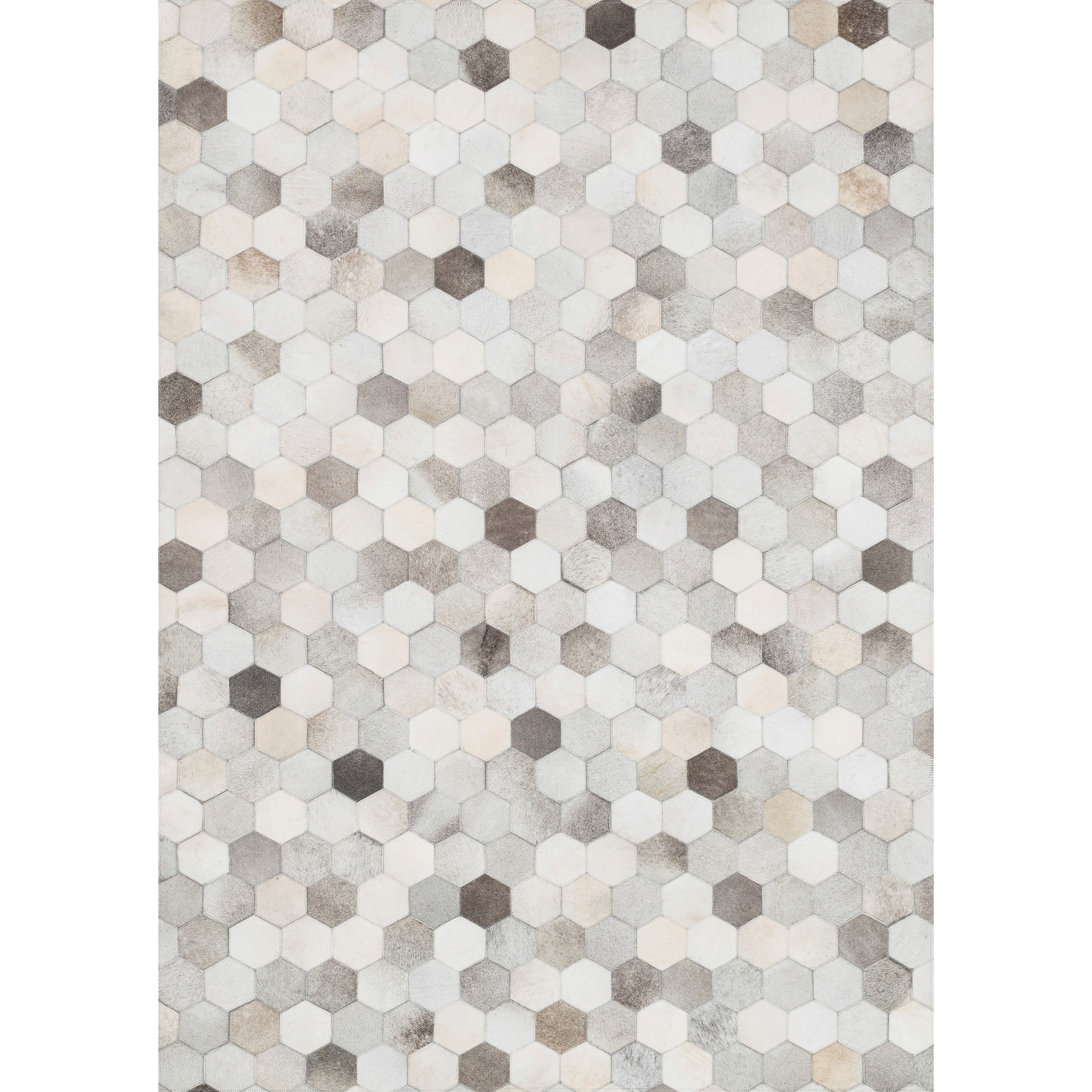 1'6" x 1'6"  Grey Rug