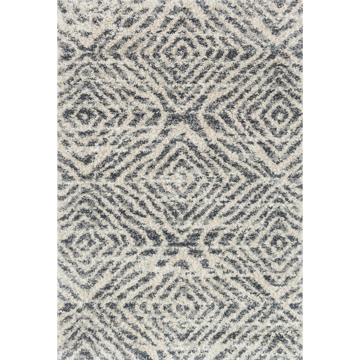 Loloi Rugs Quincy 5'3" x 7'6" Graphite / Sand Rug