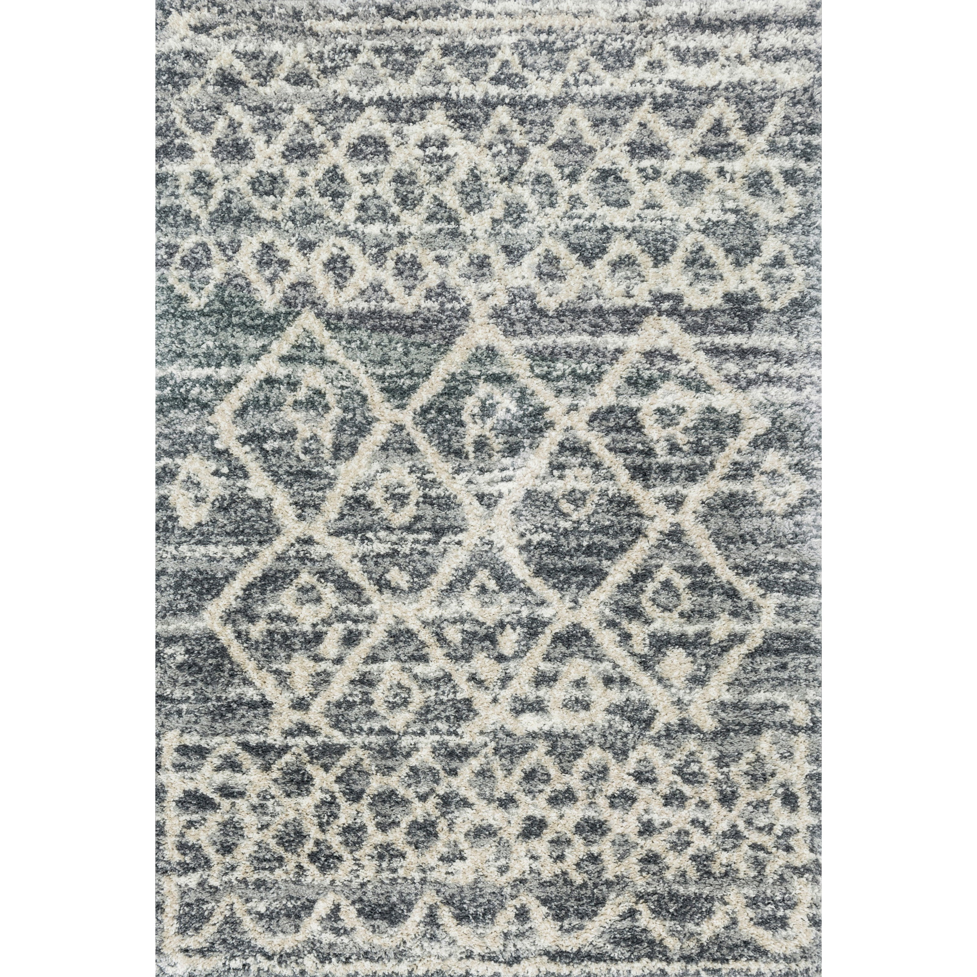 Loloi Rugs Quincy 2'3" x 4'0" Graphite / Beige Rug