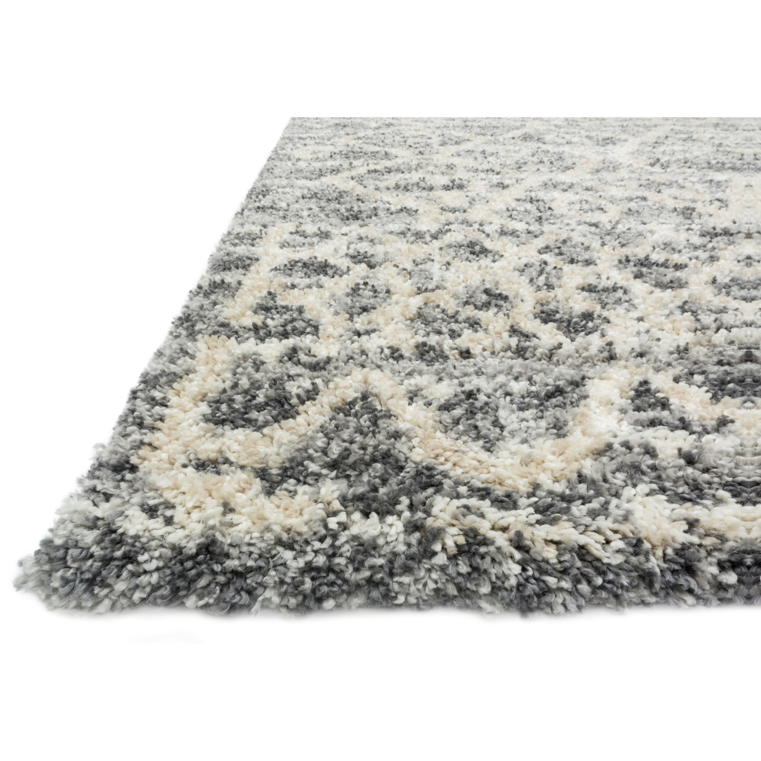 Loloi Rugs Quincy 2'3" x 4'0" Graphite / Beige Rug