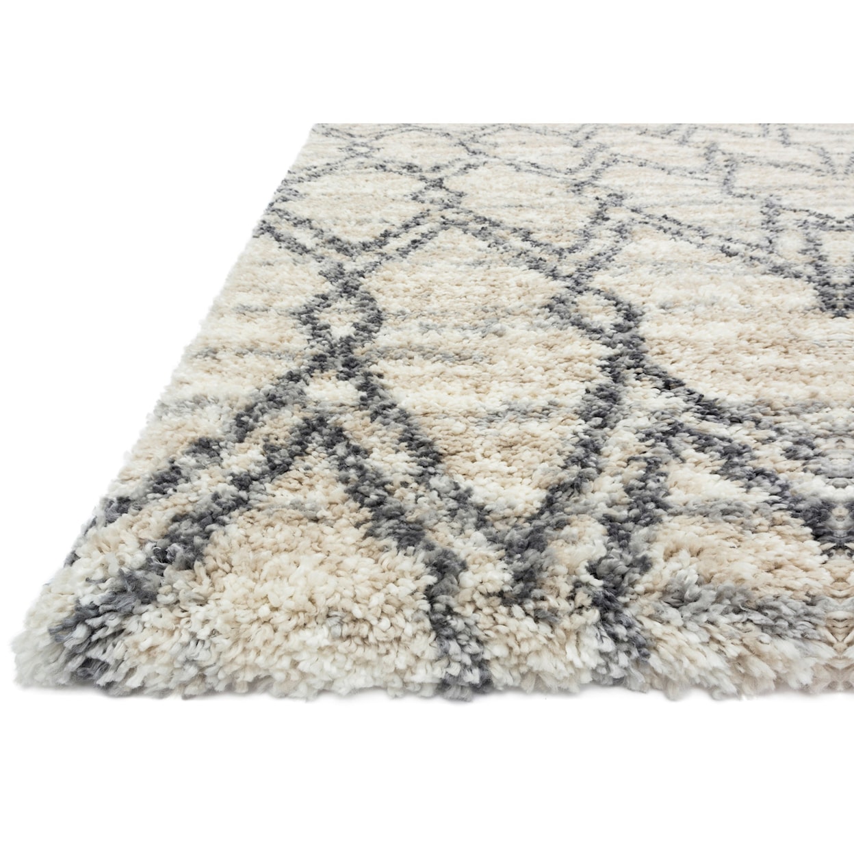 Loloi Rugs Quincy 5'3" x 7'6" Sand / Graphite Rug