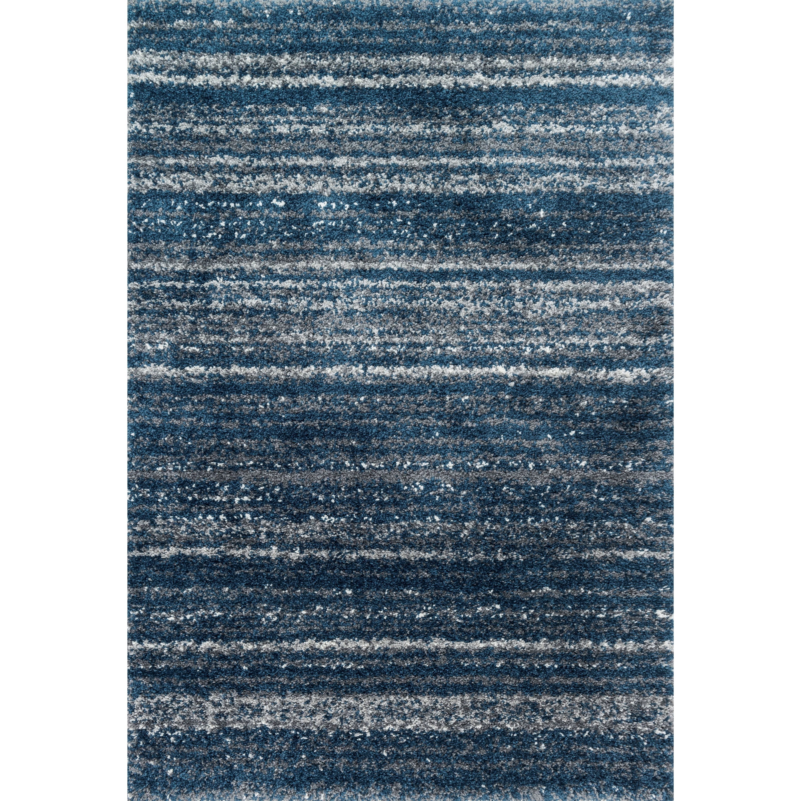 Loloi Rugs Quincy 3'3" x 6' Navy / Pewter Rug