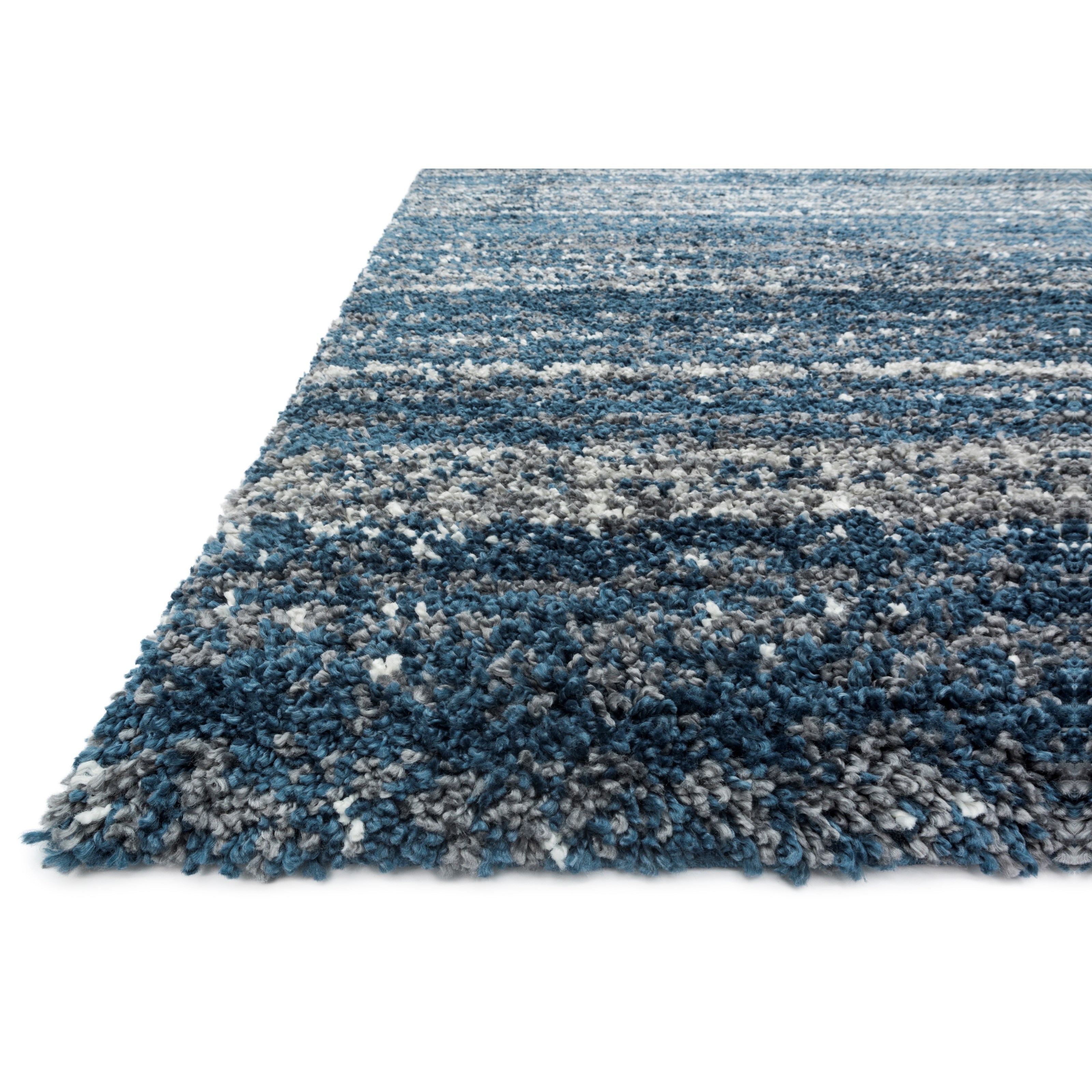Loloi Rugs Quincy 5'3" x 7'6" Navy / Pewter Rug