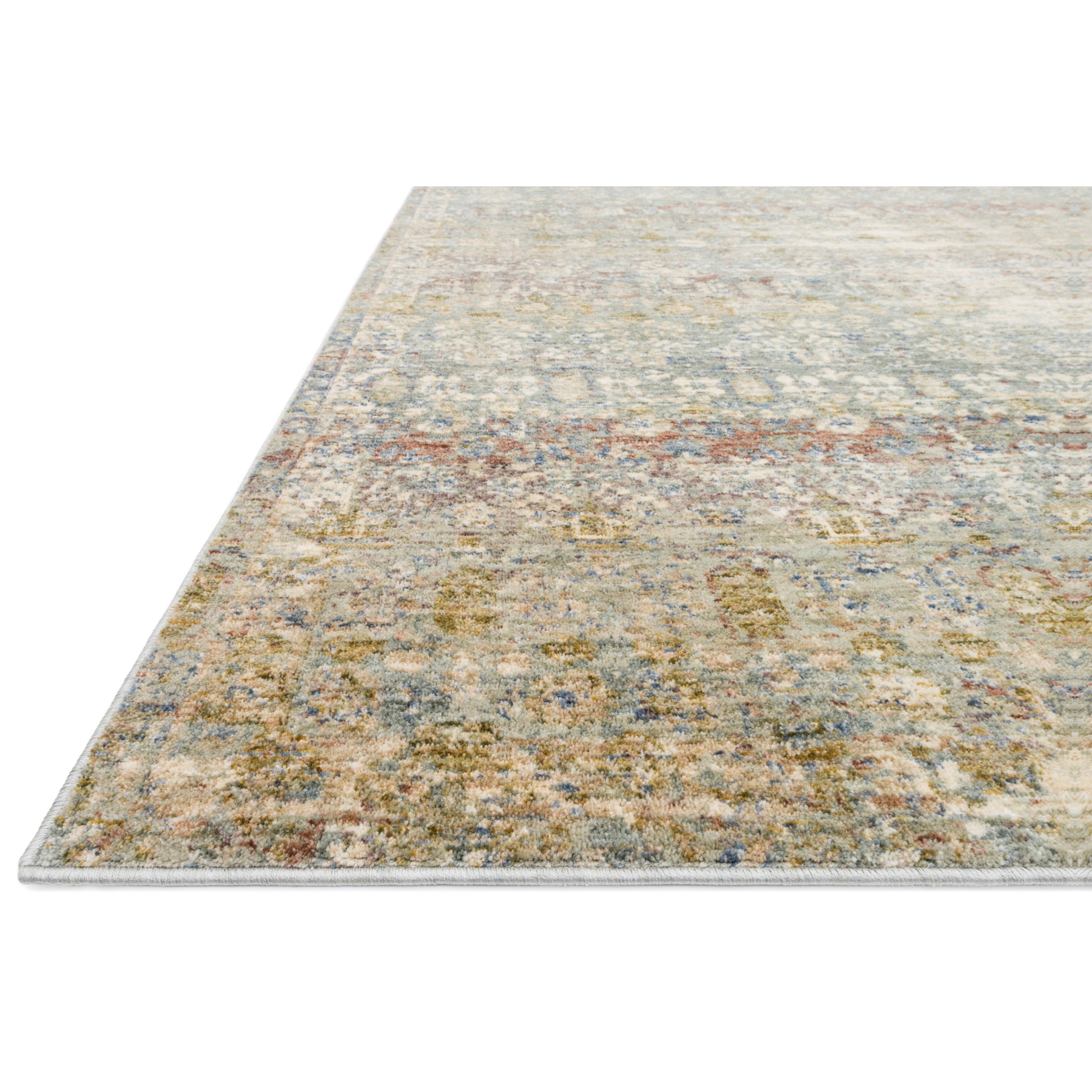 Loloi Rugs Revere 7'10" x 7'10" Round Grey / Multi Rug