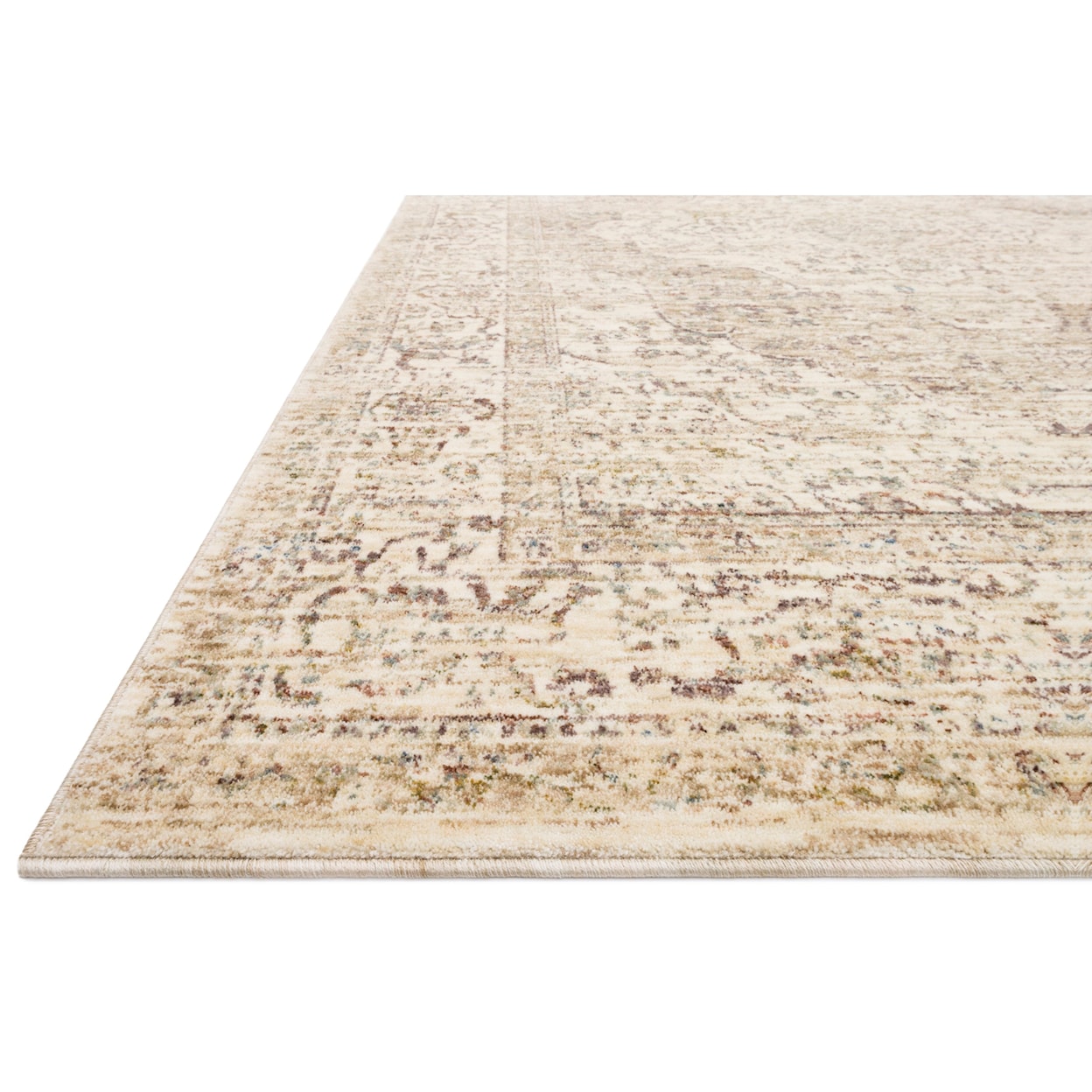 Loloi Rugs Revere 1'6" x 1'6"  Ivory / Berry Rug