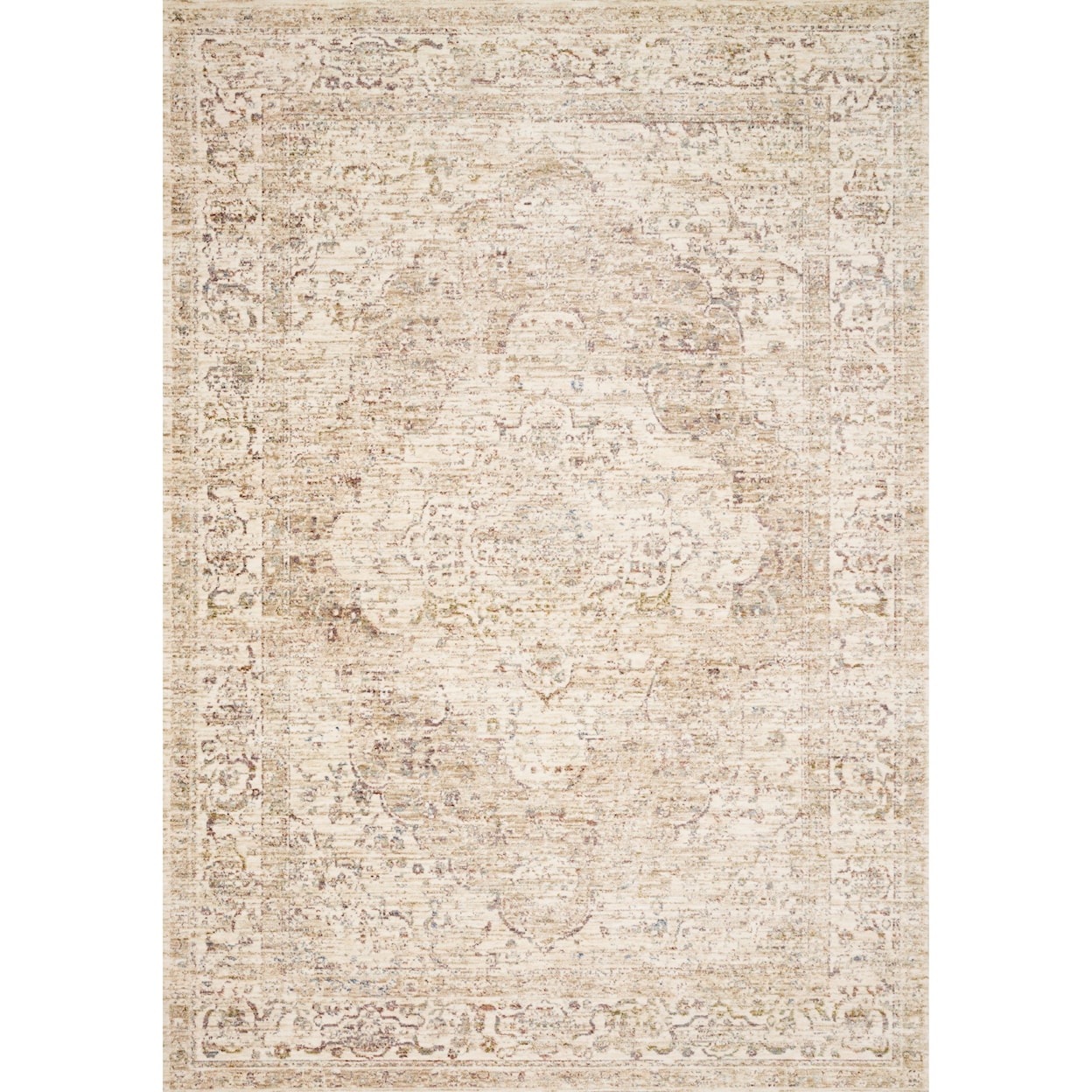 Loloi Rugs Revere 2'6" x 10'0" Ivory / Berry Rug