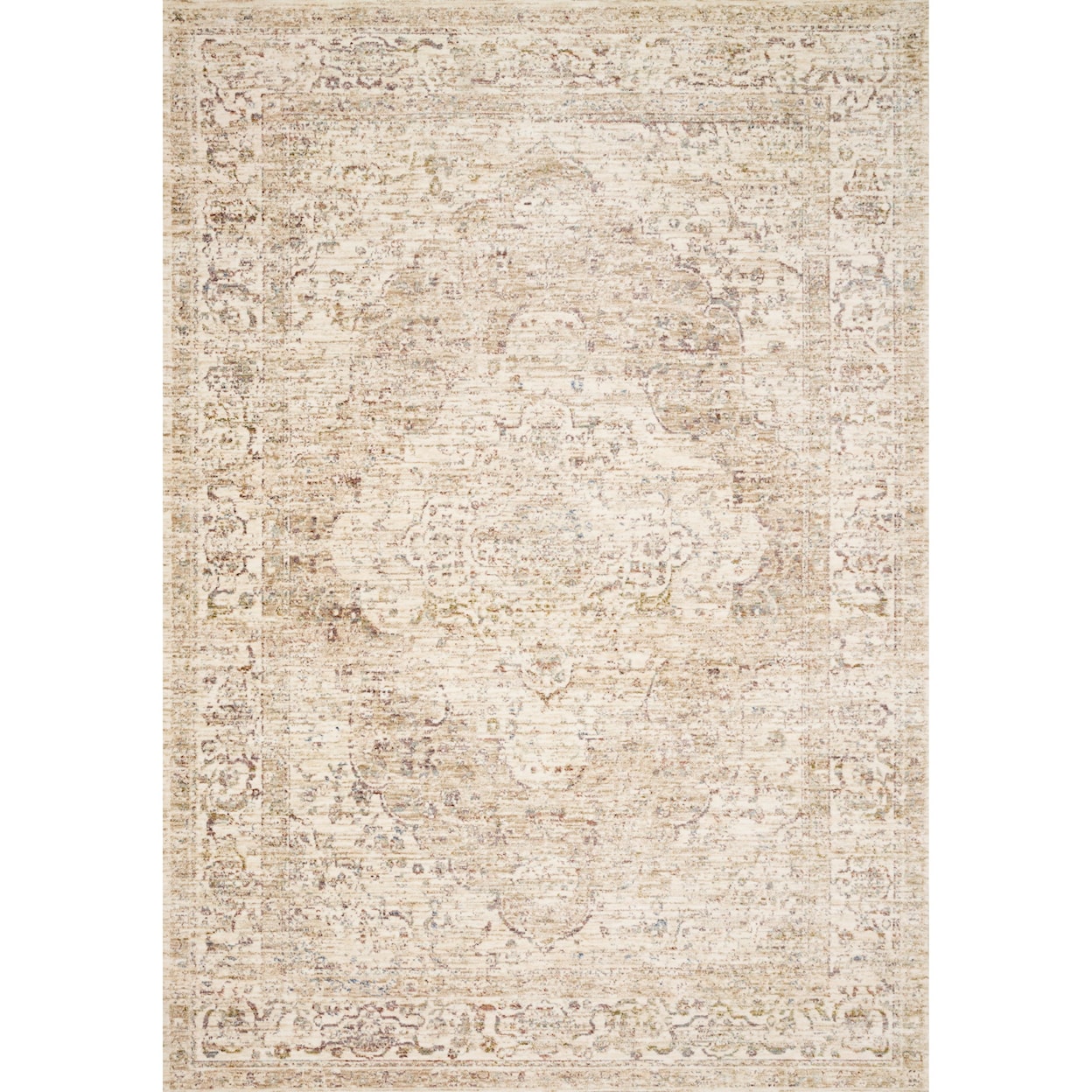 Reeds Rugs Revere 2'6" x 16'0" Ivory / Berry Rug