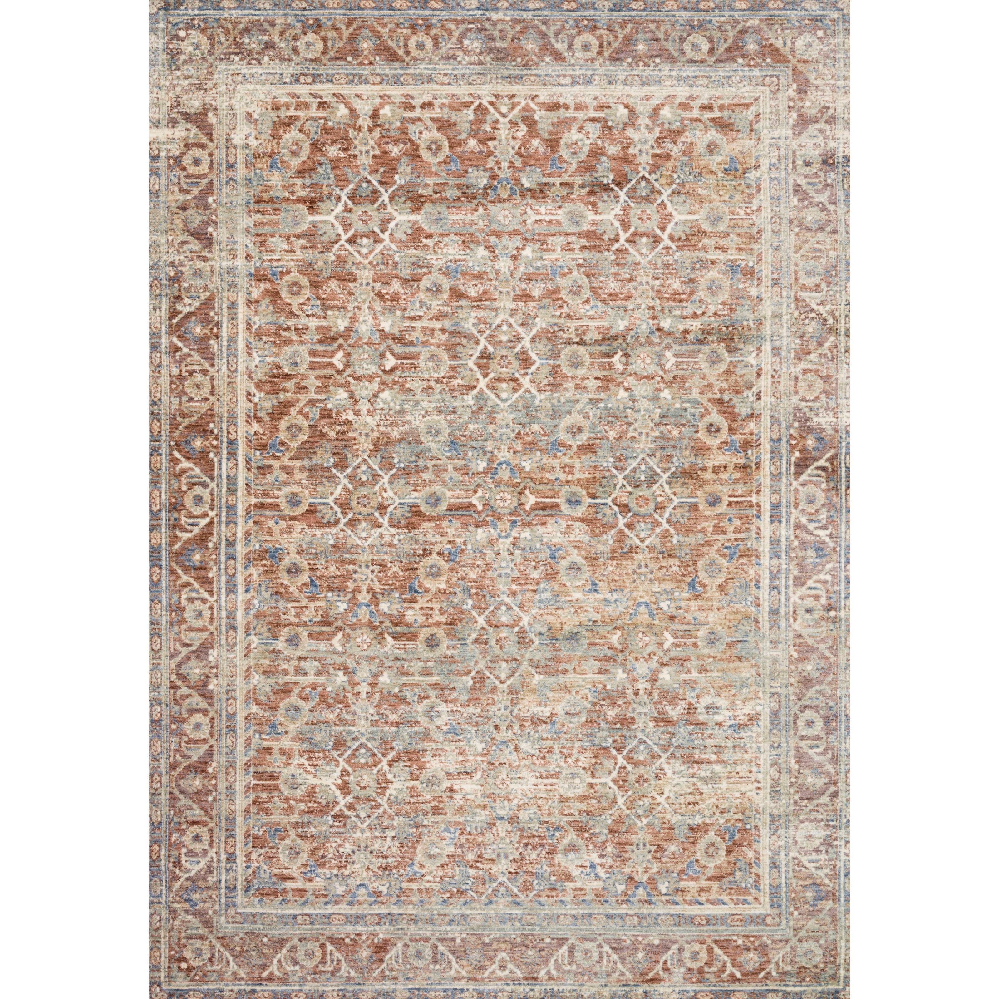 Loloi Rugs Revere 9'6" x 12'5" Terracotta / Multi Rug