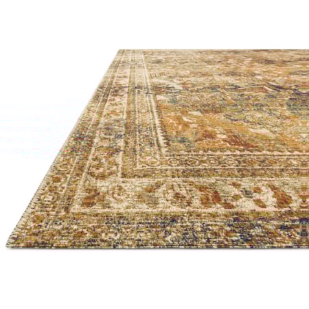 1'6" x 1'6"  Lagoon / Spice Rug