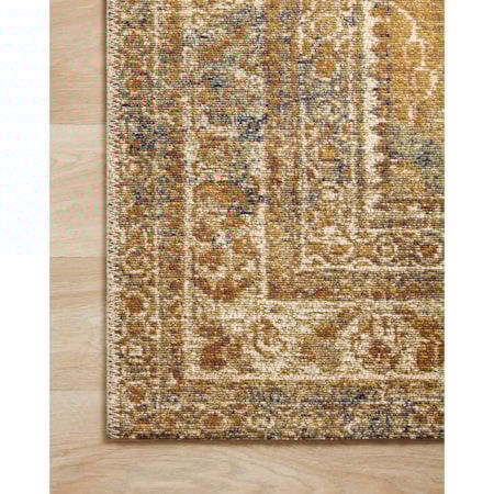 1'6" x 1'6"  Lagoon / Spice Rug