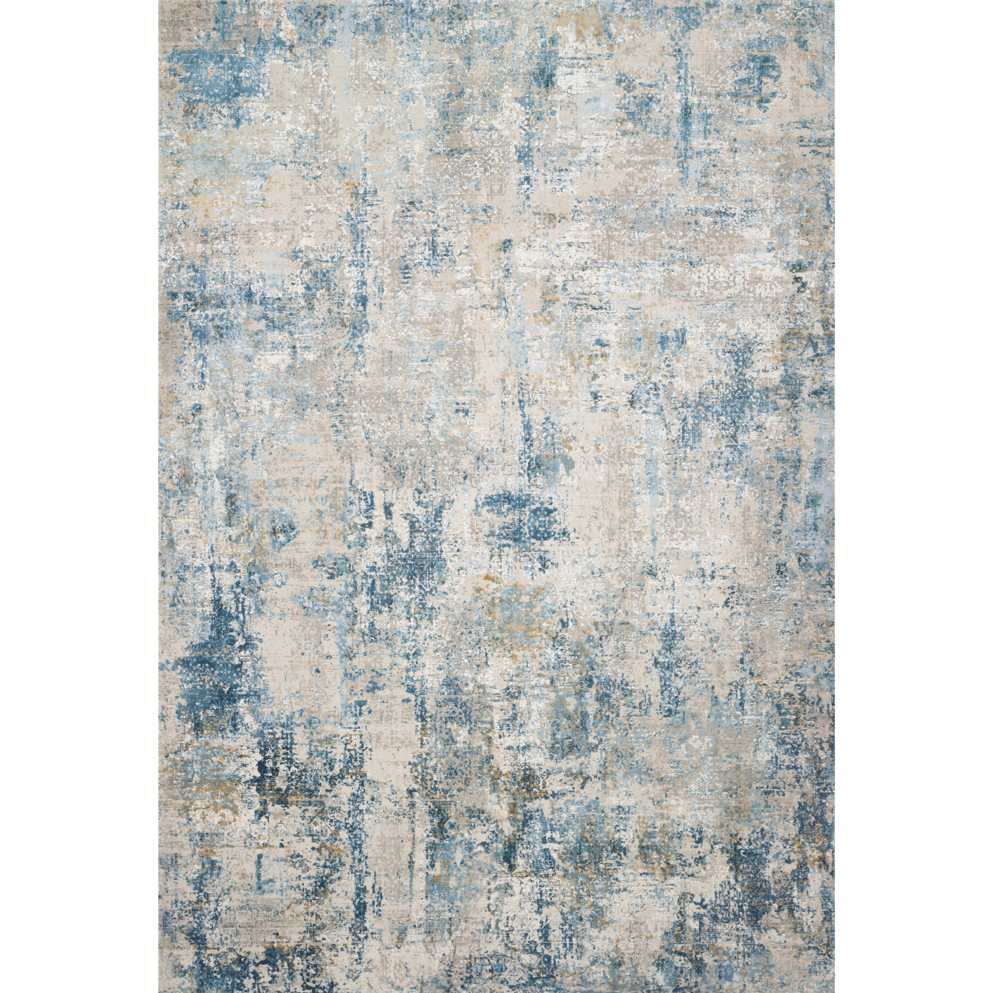 Loloi Rugs Sienne 6'7" x 9'2" Grey / Blue Rug