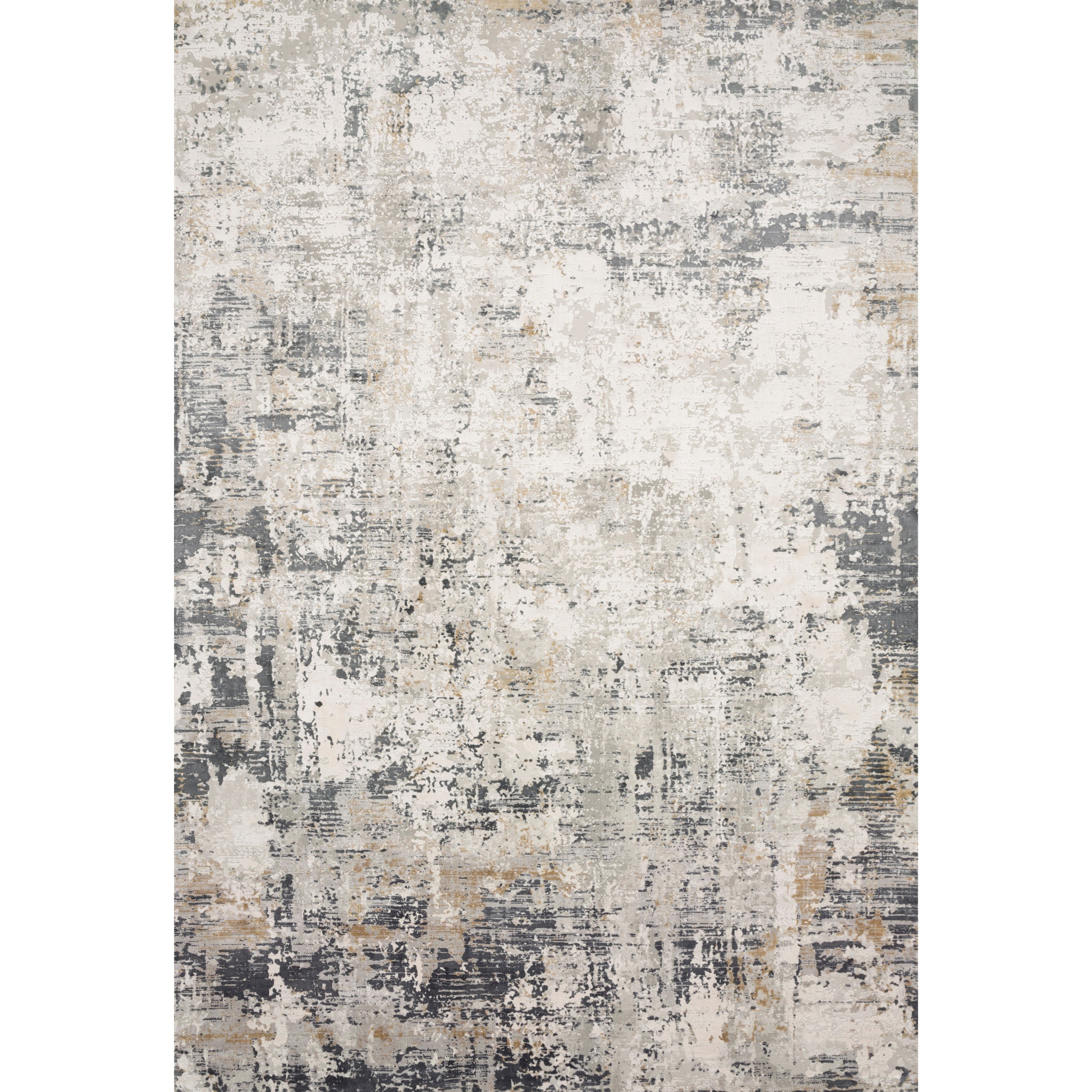 6'7" x 9'2" Ivory / Granite Rug