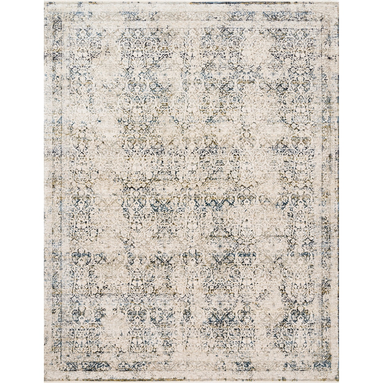 Loloi Rugs Theia 1'6" x 1'6"  Natural / Ocean Rug