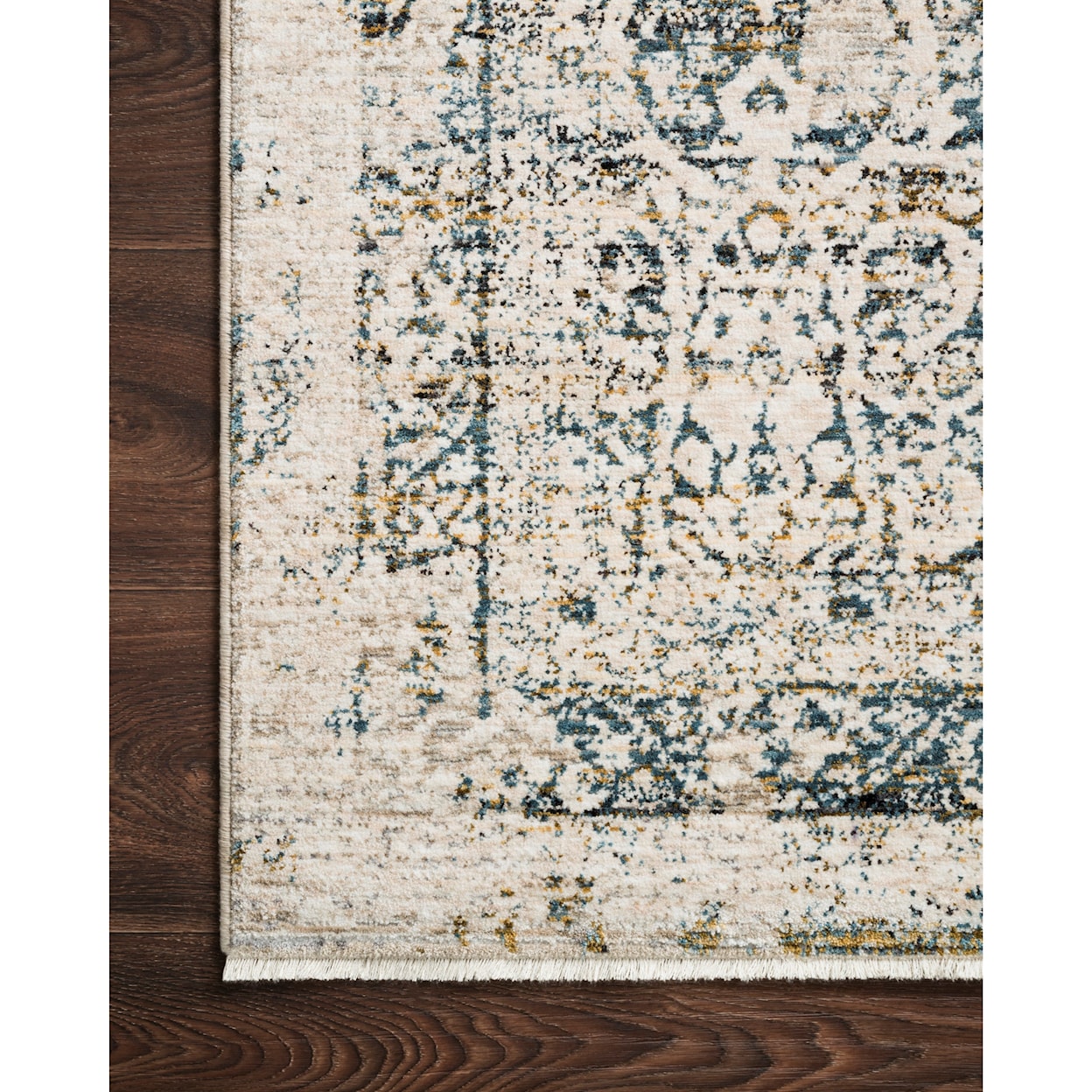 Loloi Rugs Theia 1'6" x 1'6"  Natural / Ocean Rug