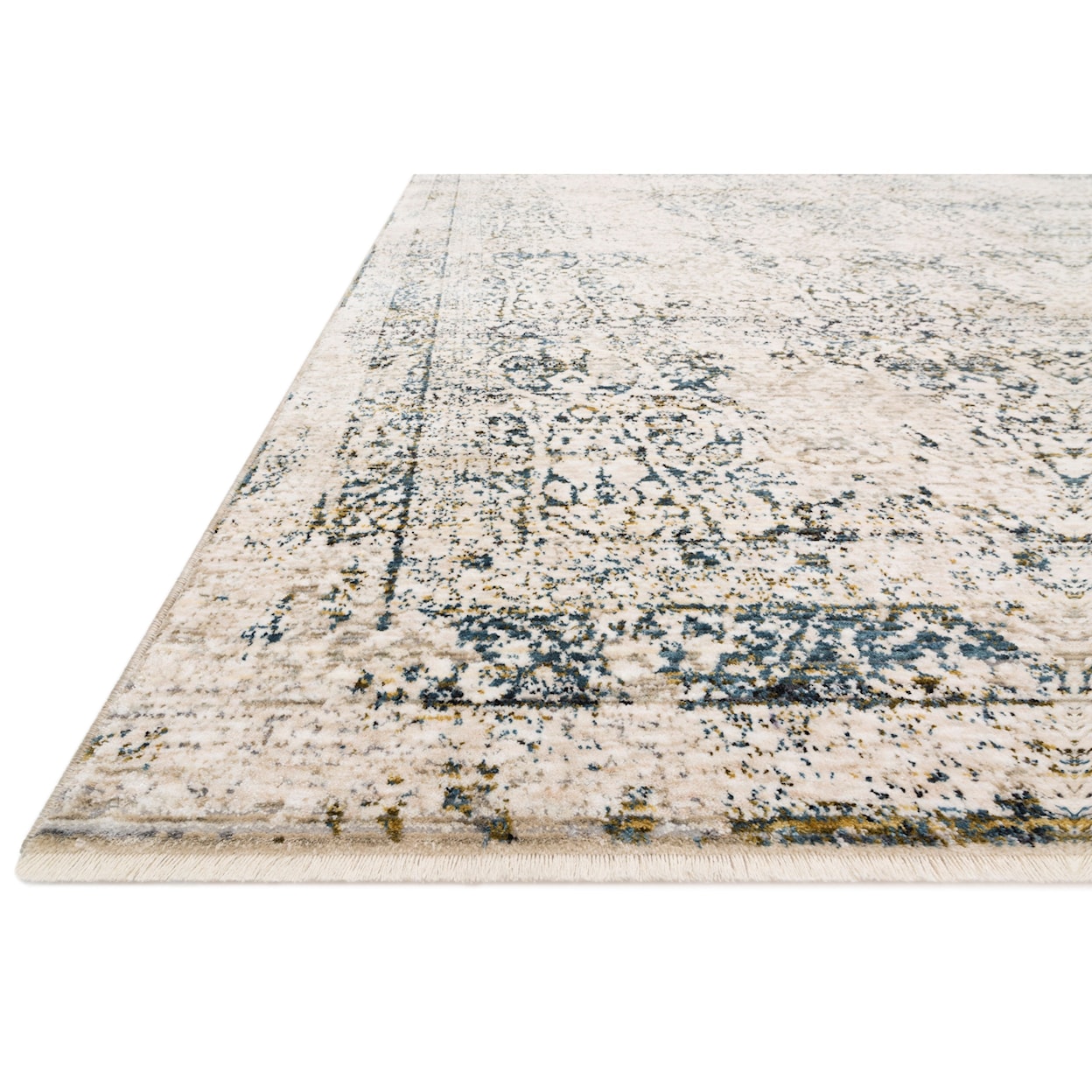 Loloi Rugs Theia 2' x 3'7" Natural / Ocean Rug