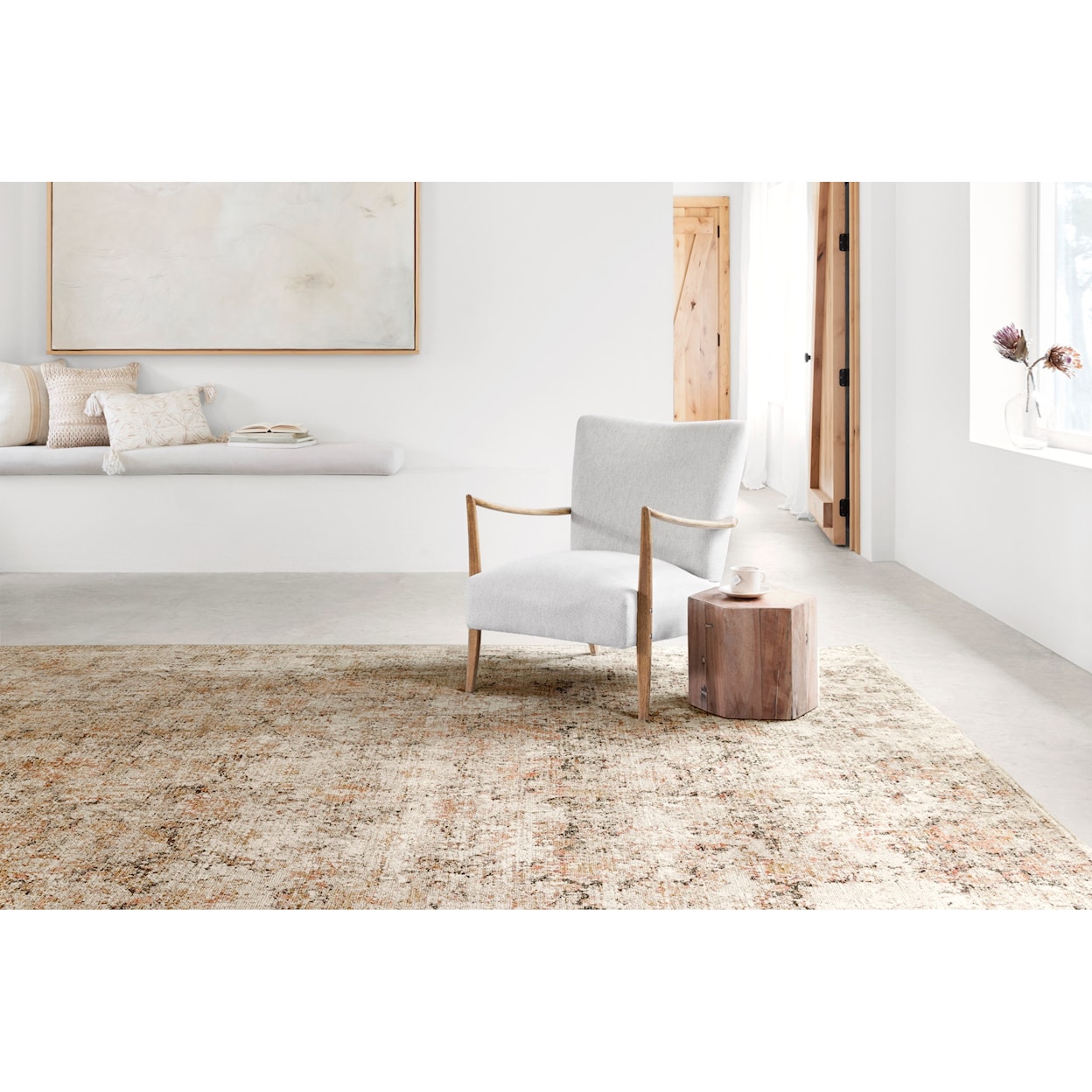 Reeds Rugs Theia 2' x 3'7" Taupe / Gold Rug