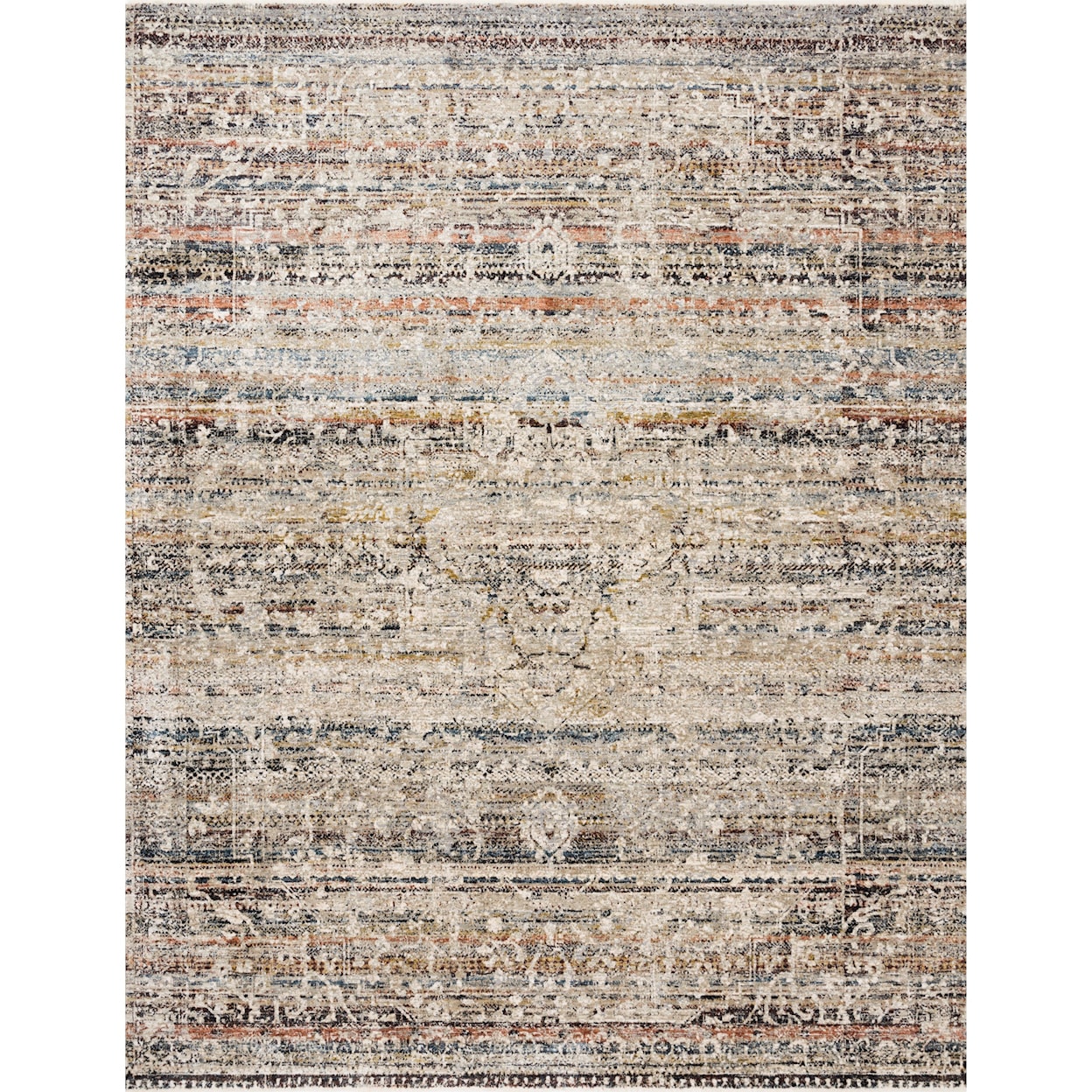 Reeds Rugs Theia 5'0" x 8'0" Taupe / Multi Rug