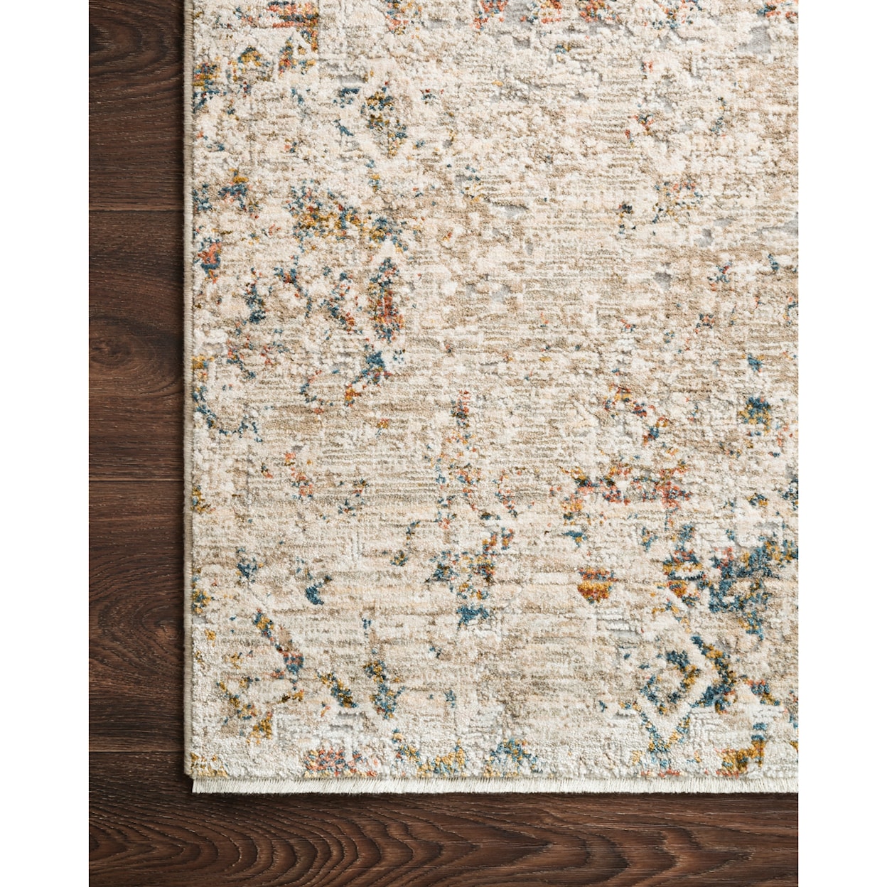 Loloi Rugs Theia 1'6" x 1'6"  Multi / Natural Rug