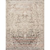 Reeds Rugs Theia 2'10" x 12'6" Taupe / Brick Rug