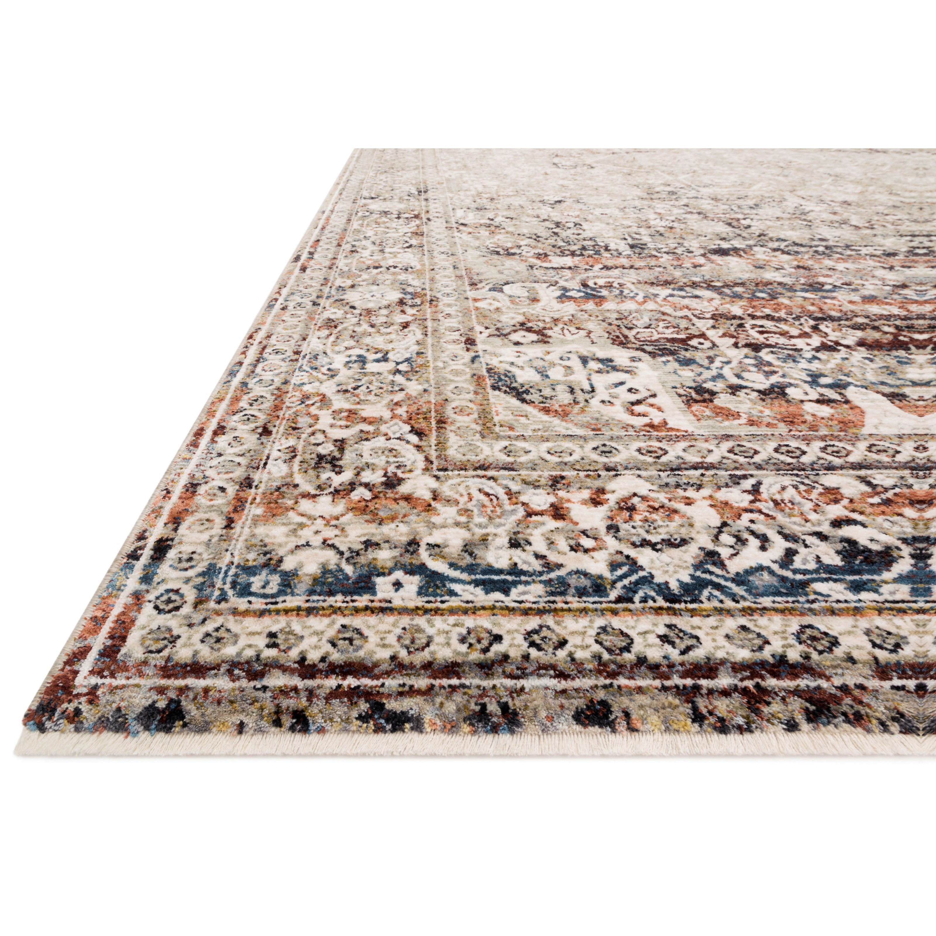 Loloi Rugs Theia 11'6" x 16' Taupe / Brick Rug
